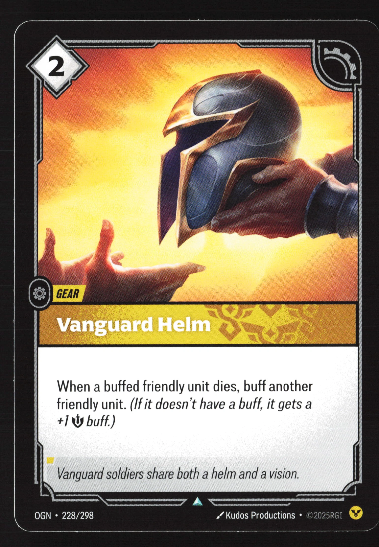 Vanguard Helm (OGN 228) — Voorkant