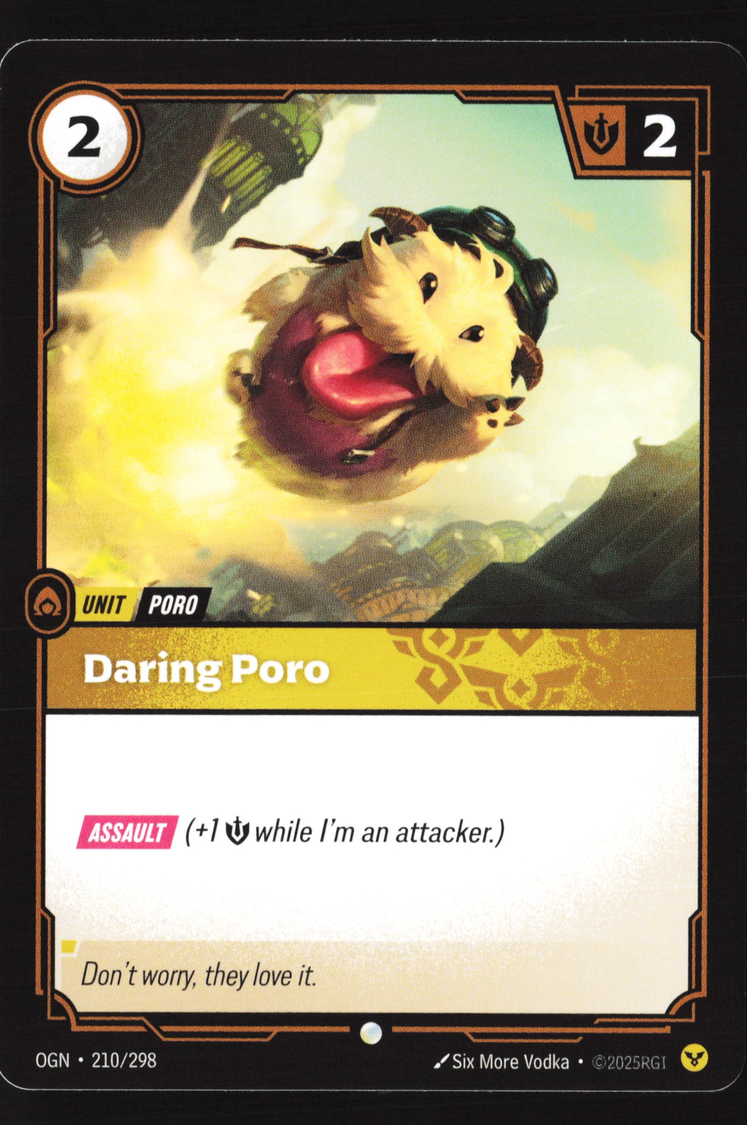 Daring Poro (OGN 210) — Voorkant