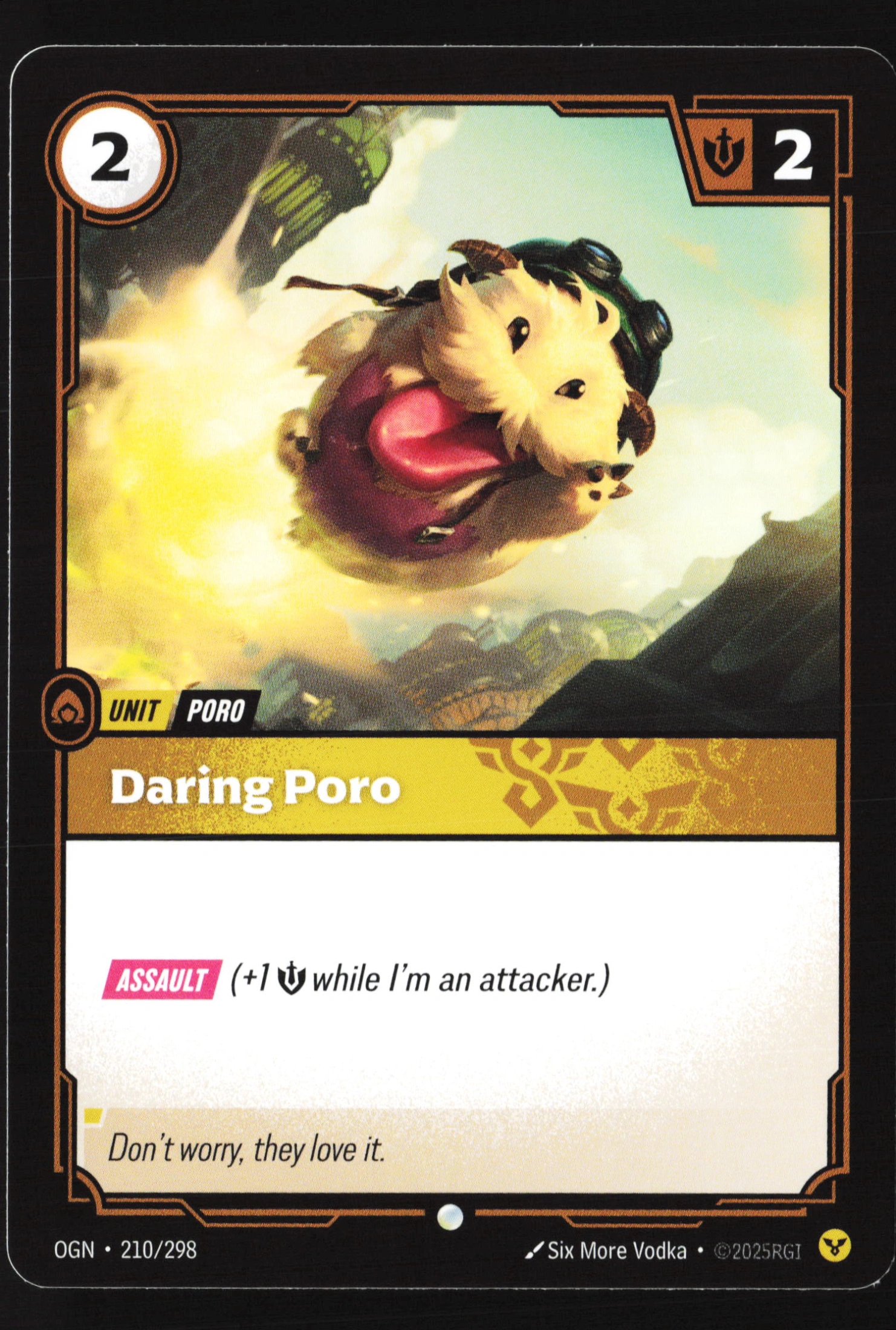 Daring Poro (OGN 210) — Voorkant