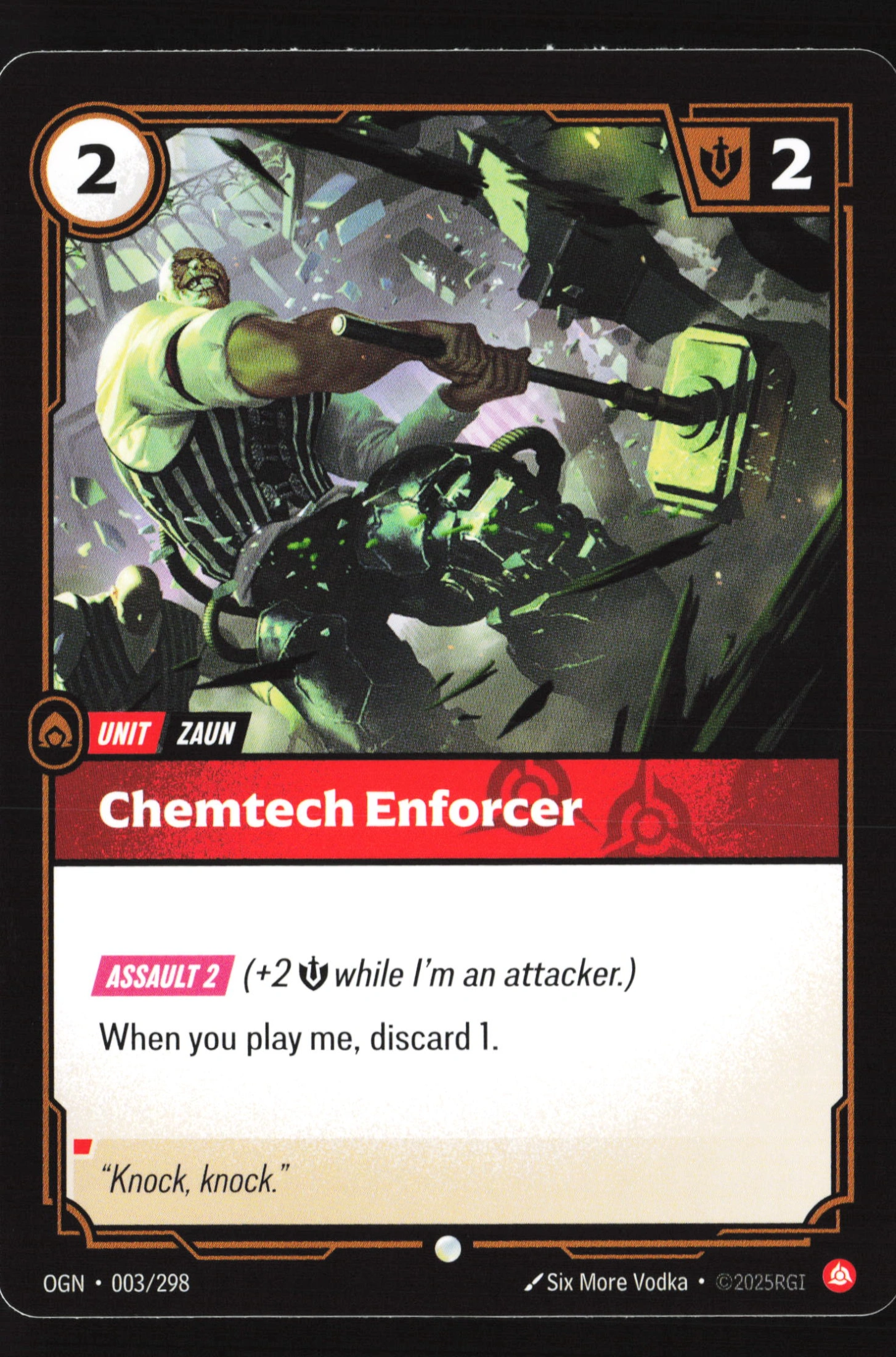 Chemtech Enforcer (OGN 003) — Voorkant