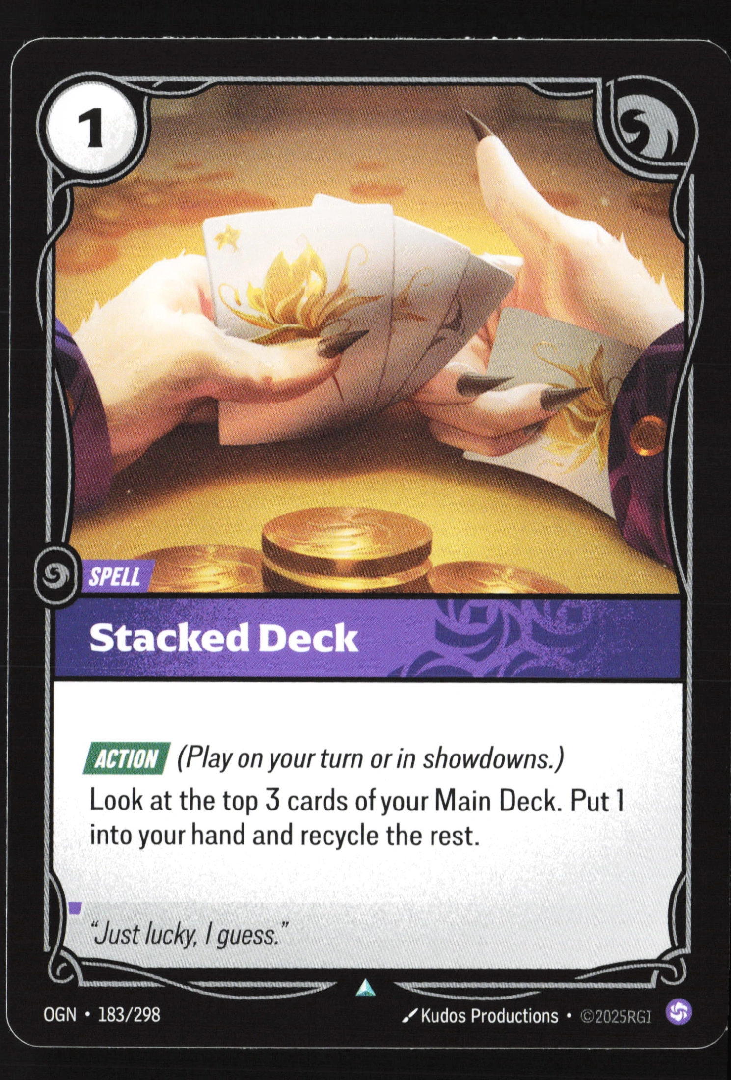 Stacked Deck (OGN 183) — Voorkant
