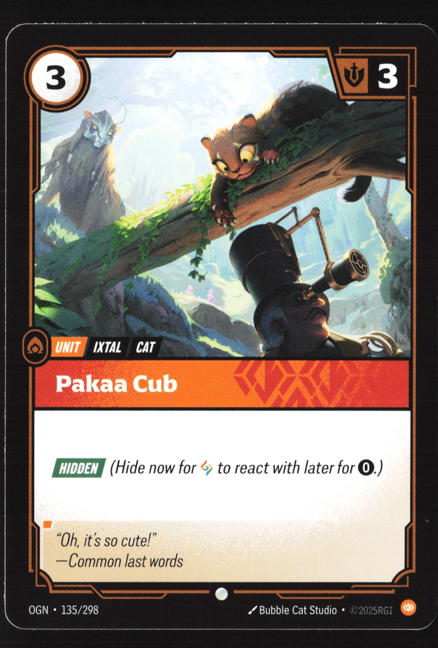Pakaa Cub (OGN 135) — Voorkant