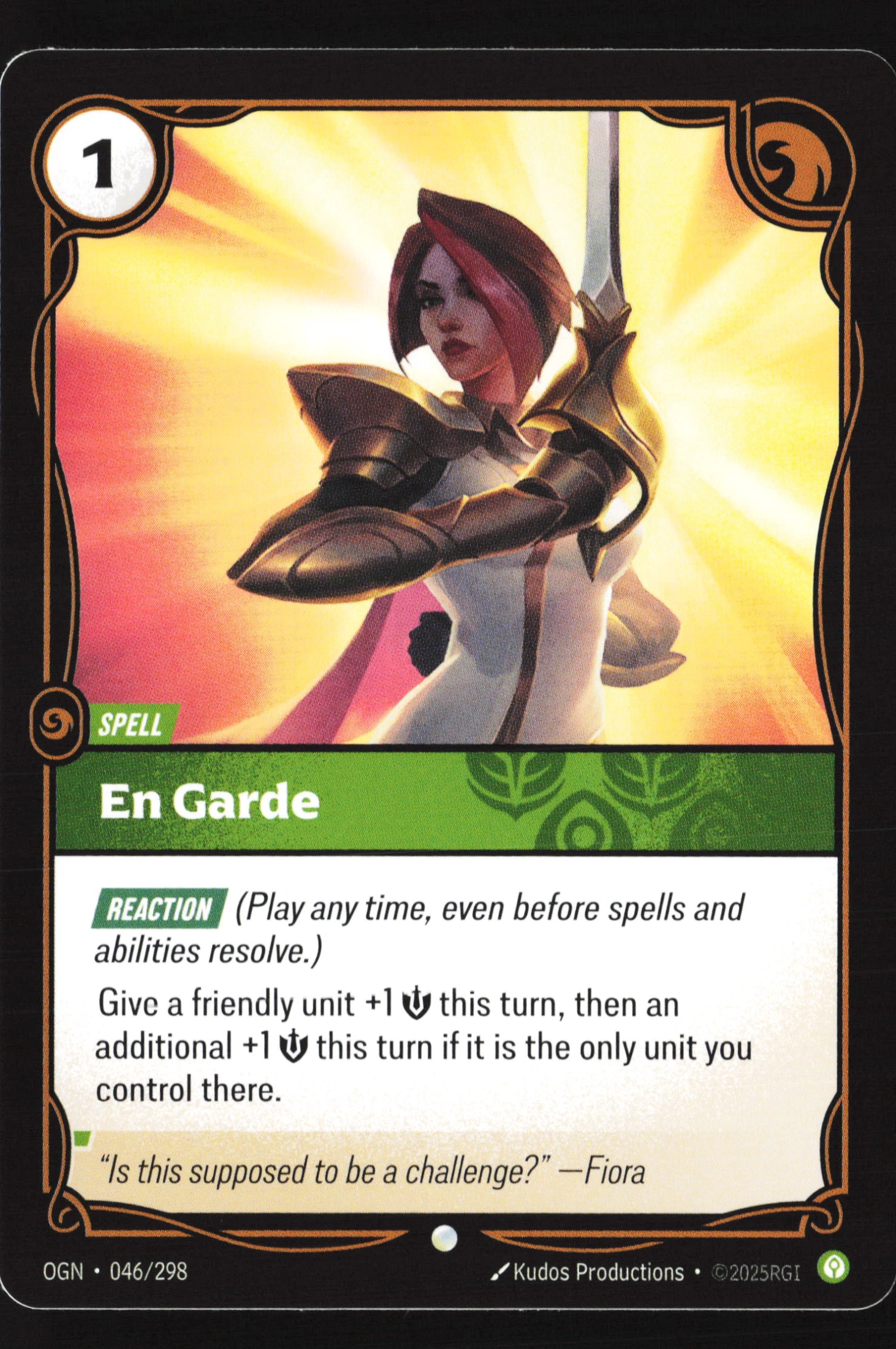 En Garde (OGN 046) — Voorkant