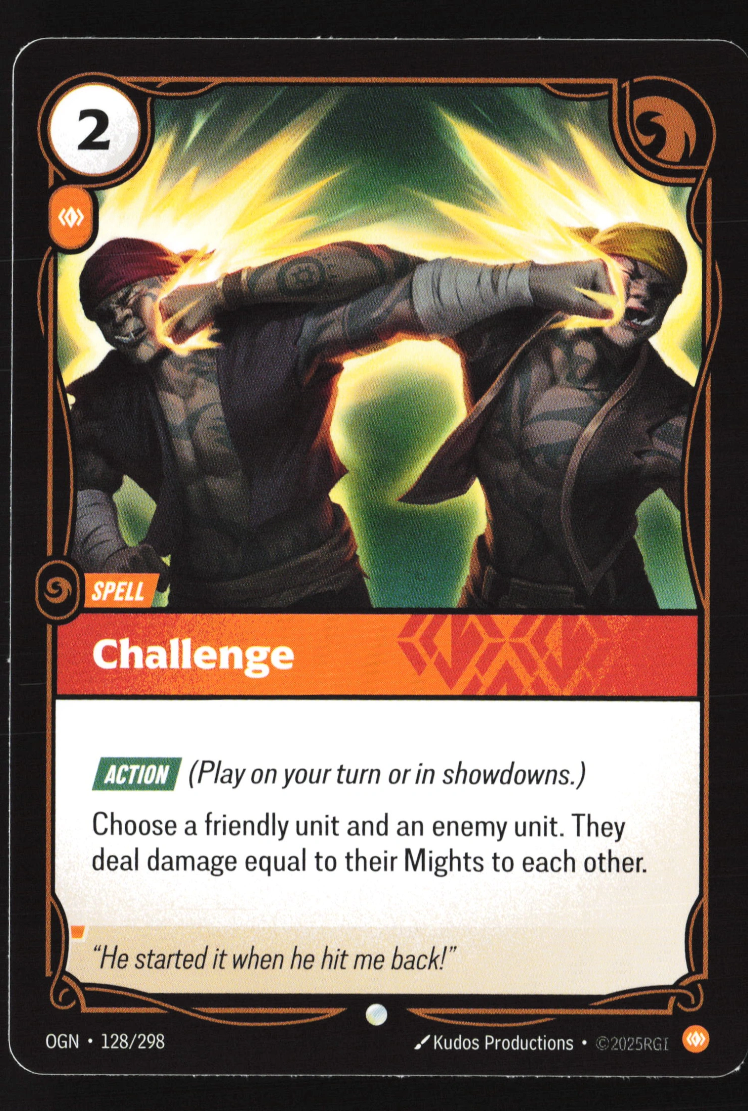Challenge (OGN 128) — Voorkant