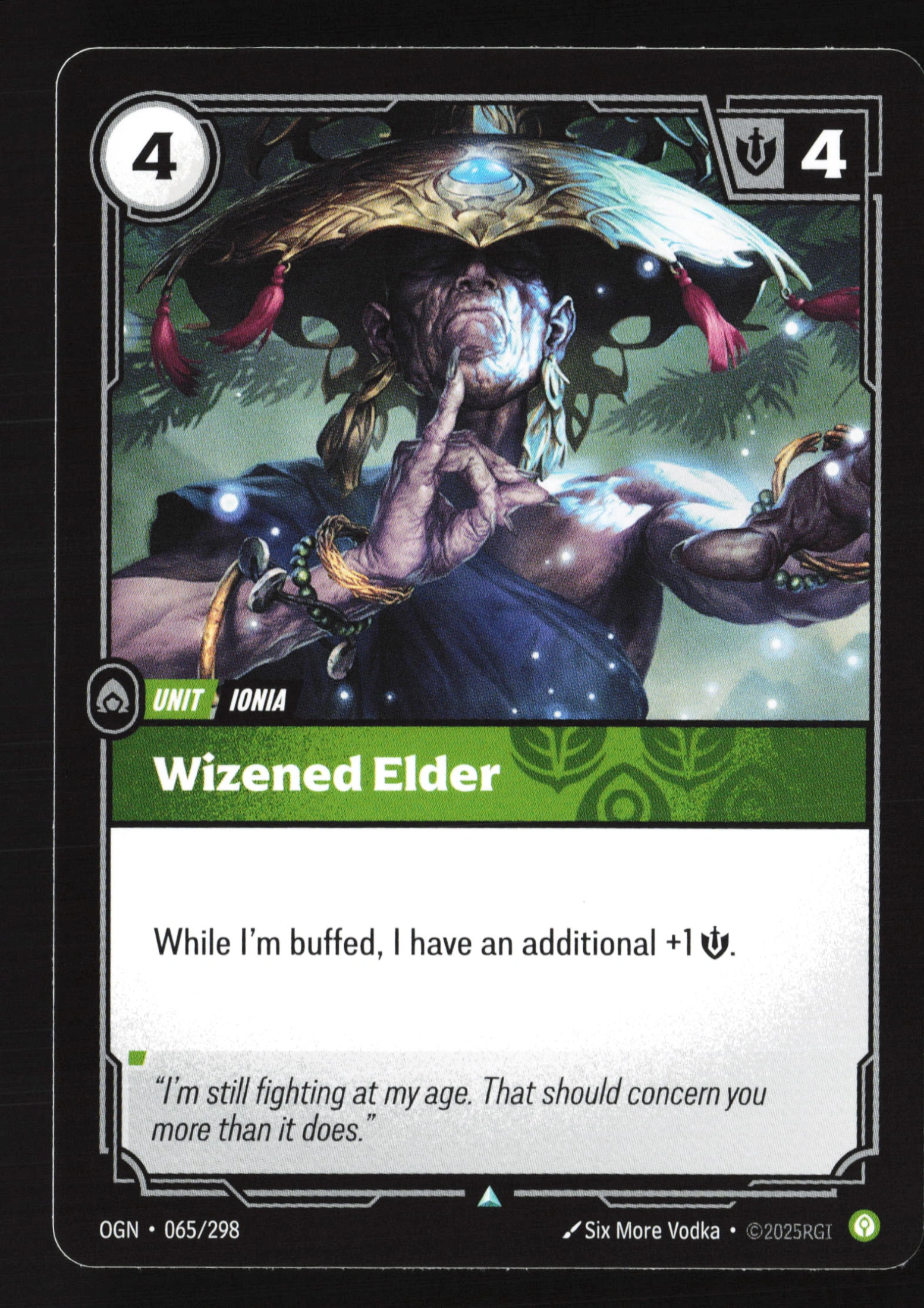 Wizened Elder (OGN 065) — Voorkant