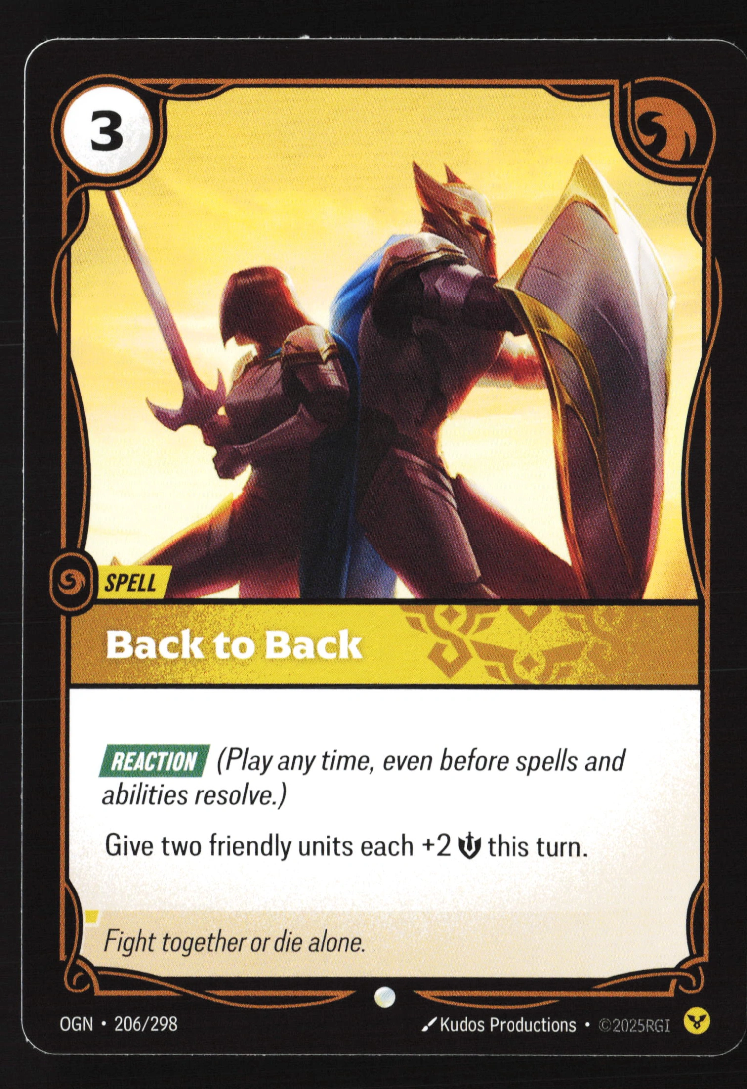 Back To Back (OGN 206) — Voorkant