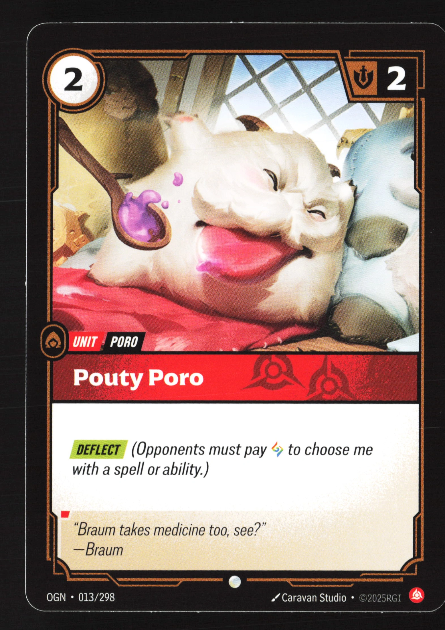 Pouty Poro (OGN 013) — Voorkant