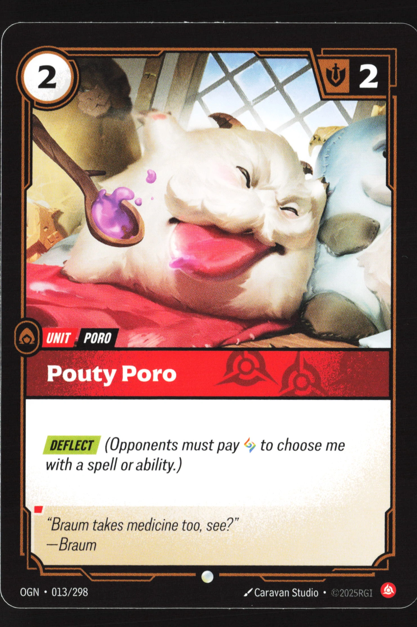Pouty Poro (OGN 013) — Voorkant