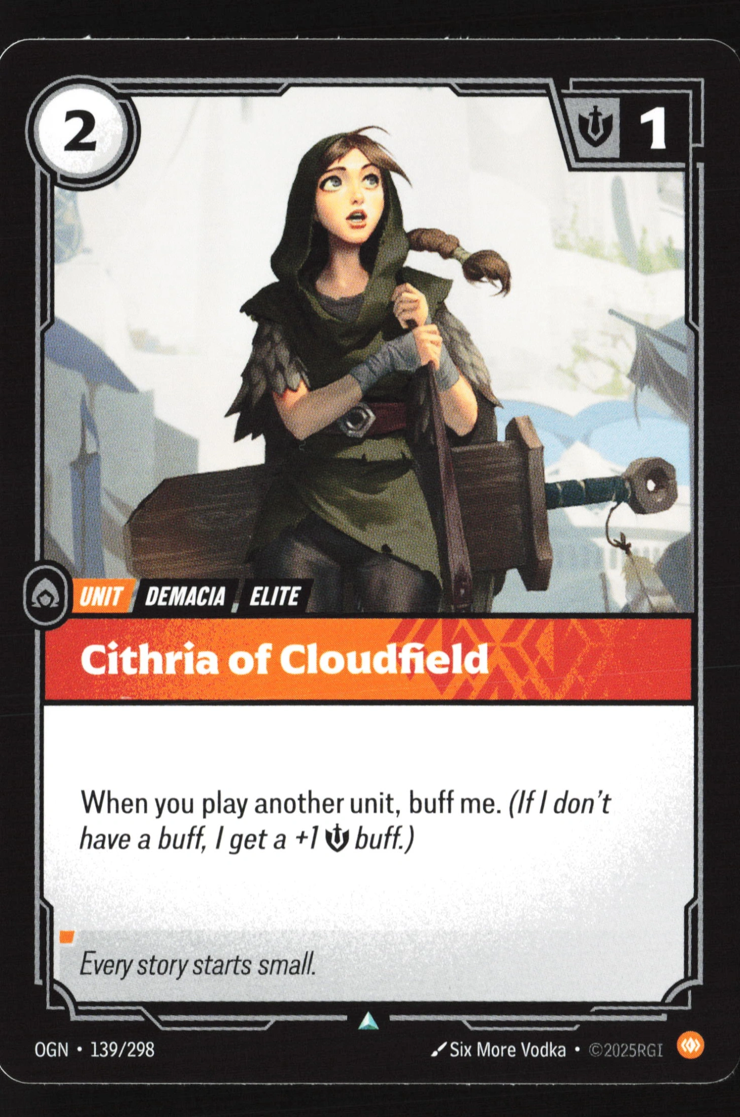 Cithria Of Cloudfield (OGN 139) — Voorkant