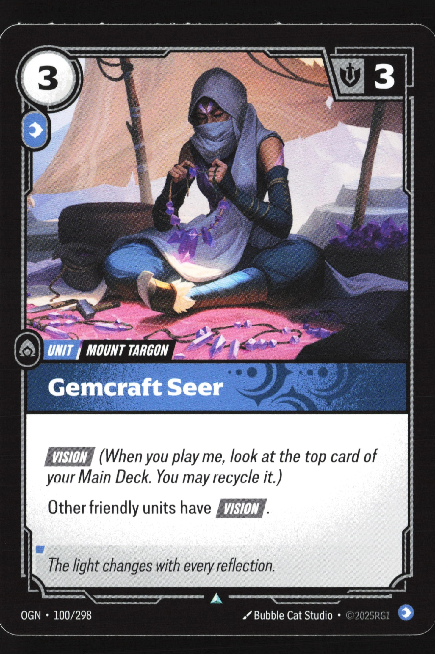 Gemcraft Seer (OGN 100) — Voorkant