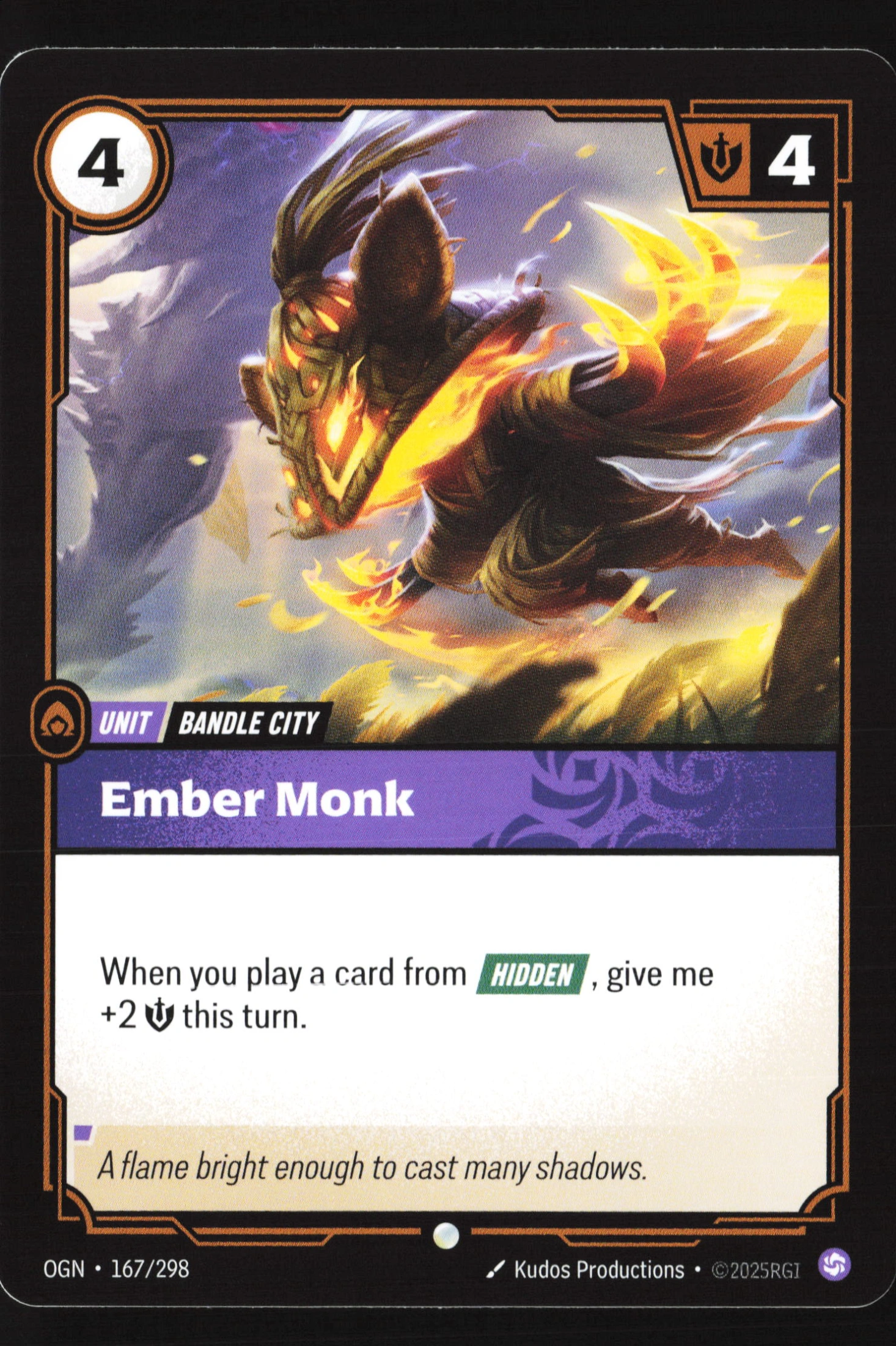 Ember Monk (OGN 167) — Voorkant