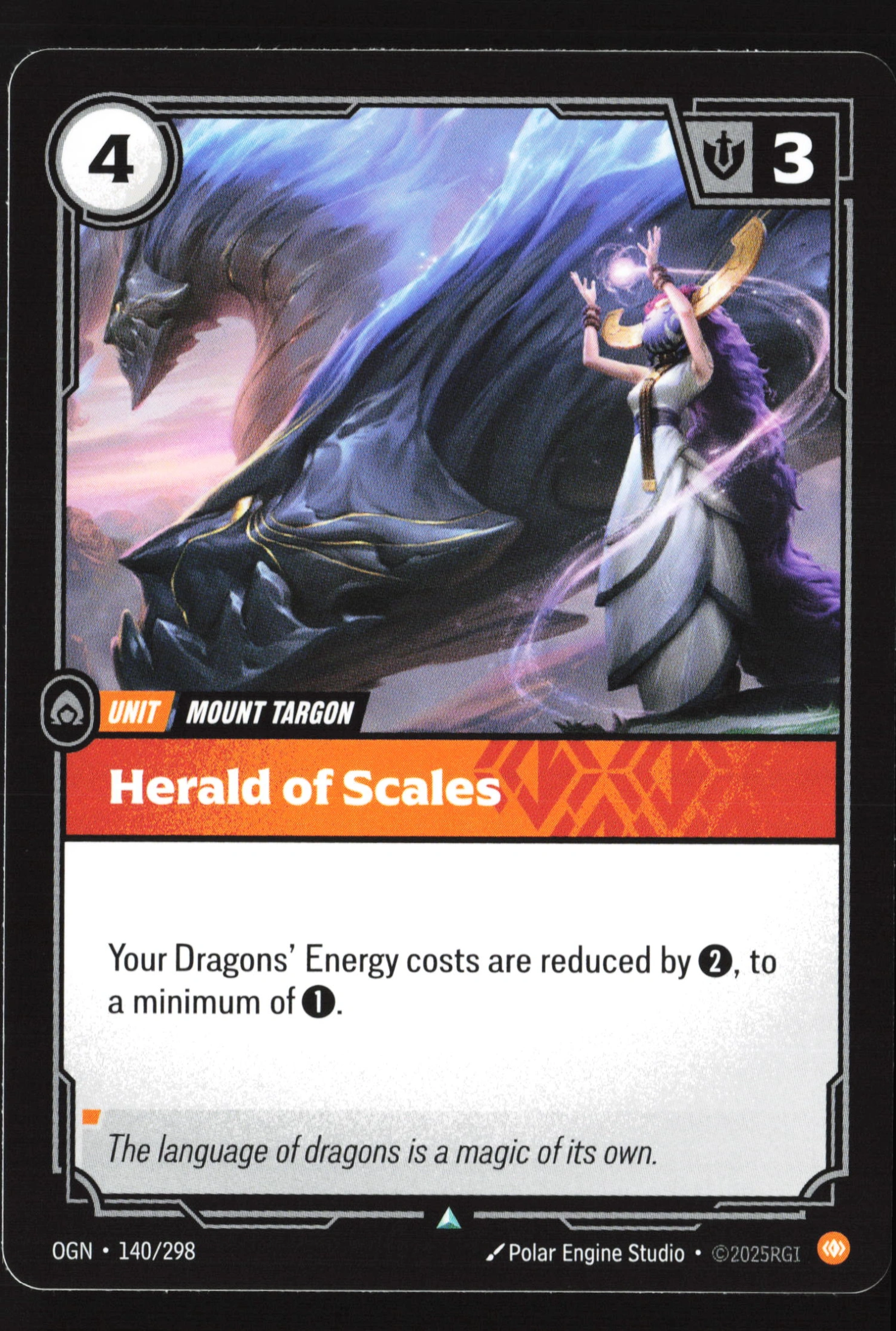 Herald Of Scales (OGN 140) — Voorkant