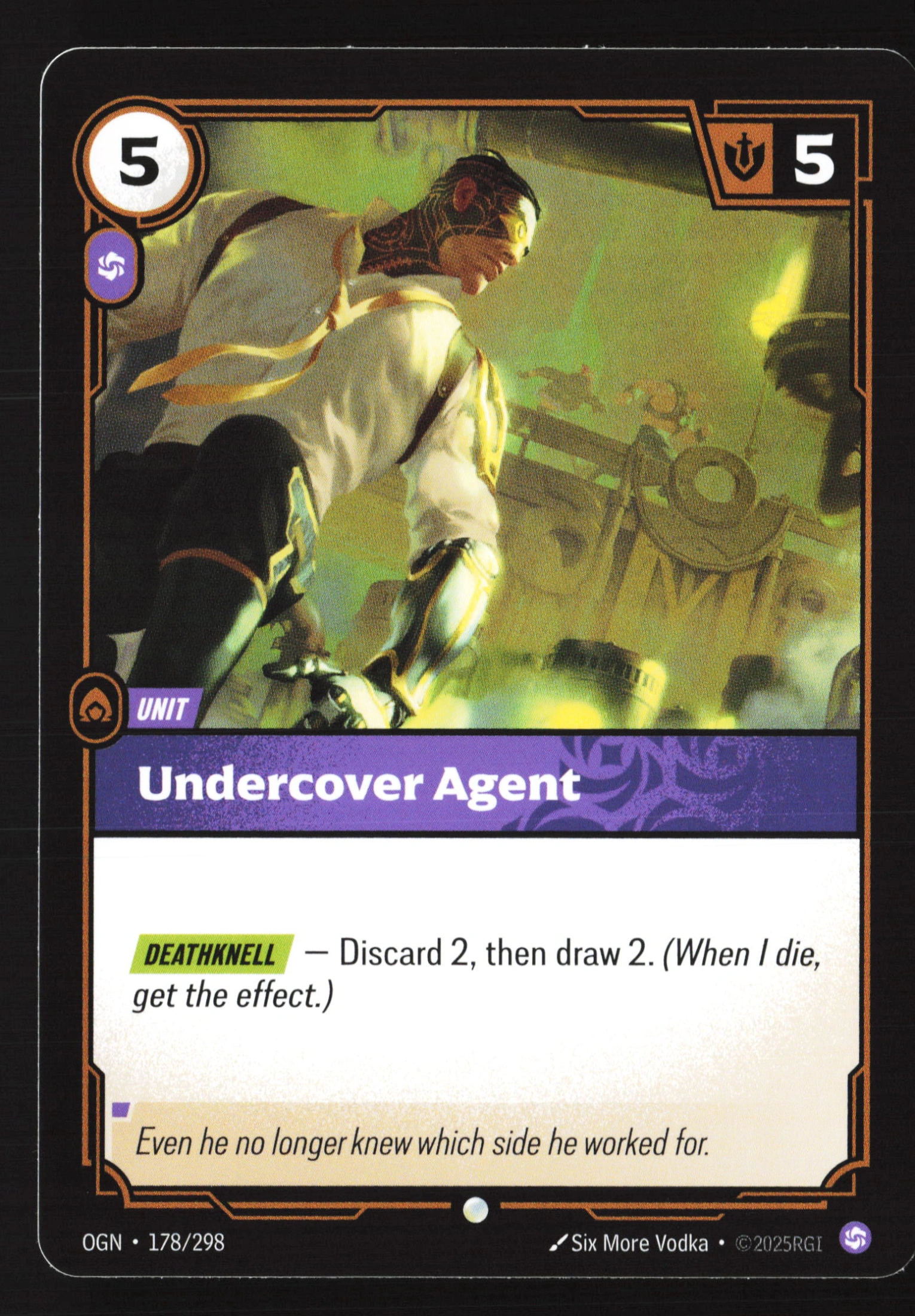 Undercover Agent (OGN 178) — Voorkant