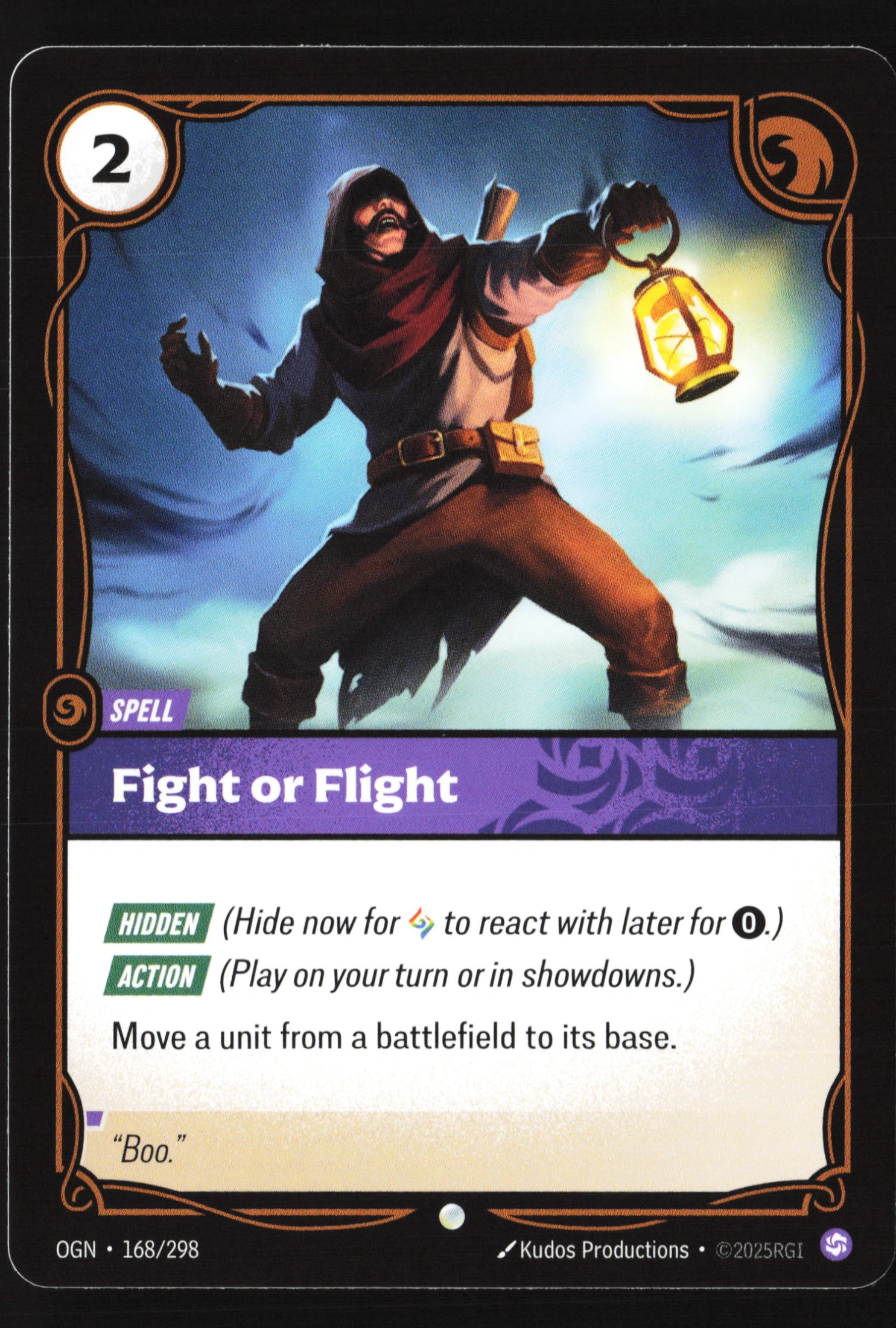 Fight Or Flight (OGN 168) — Voorkant