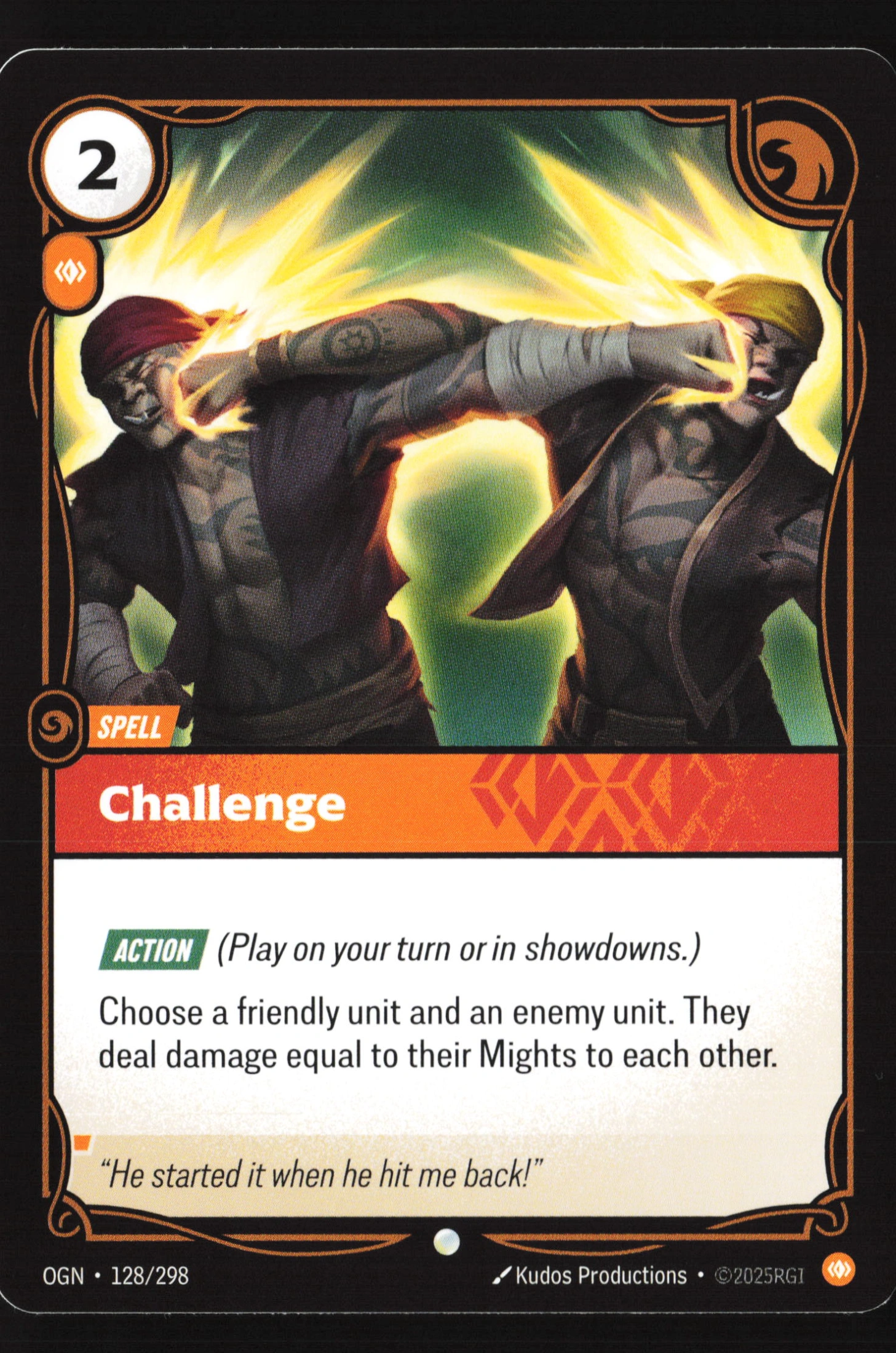 Challenge (OGN 128) — Voorkant