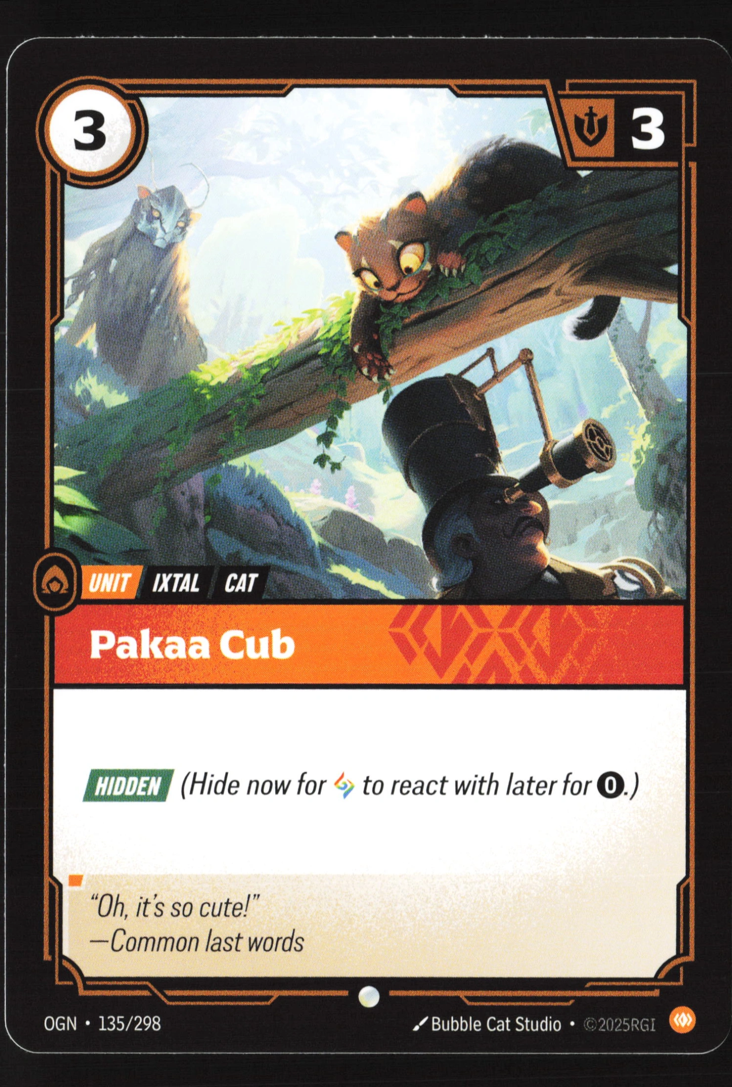 Pakaa Cub (OGN 135) — Voorkant