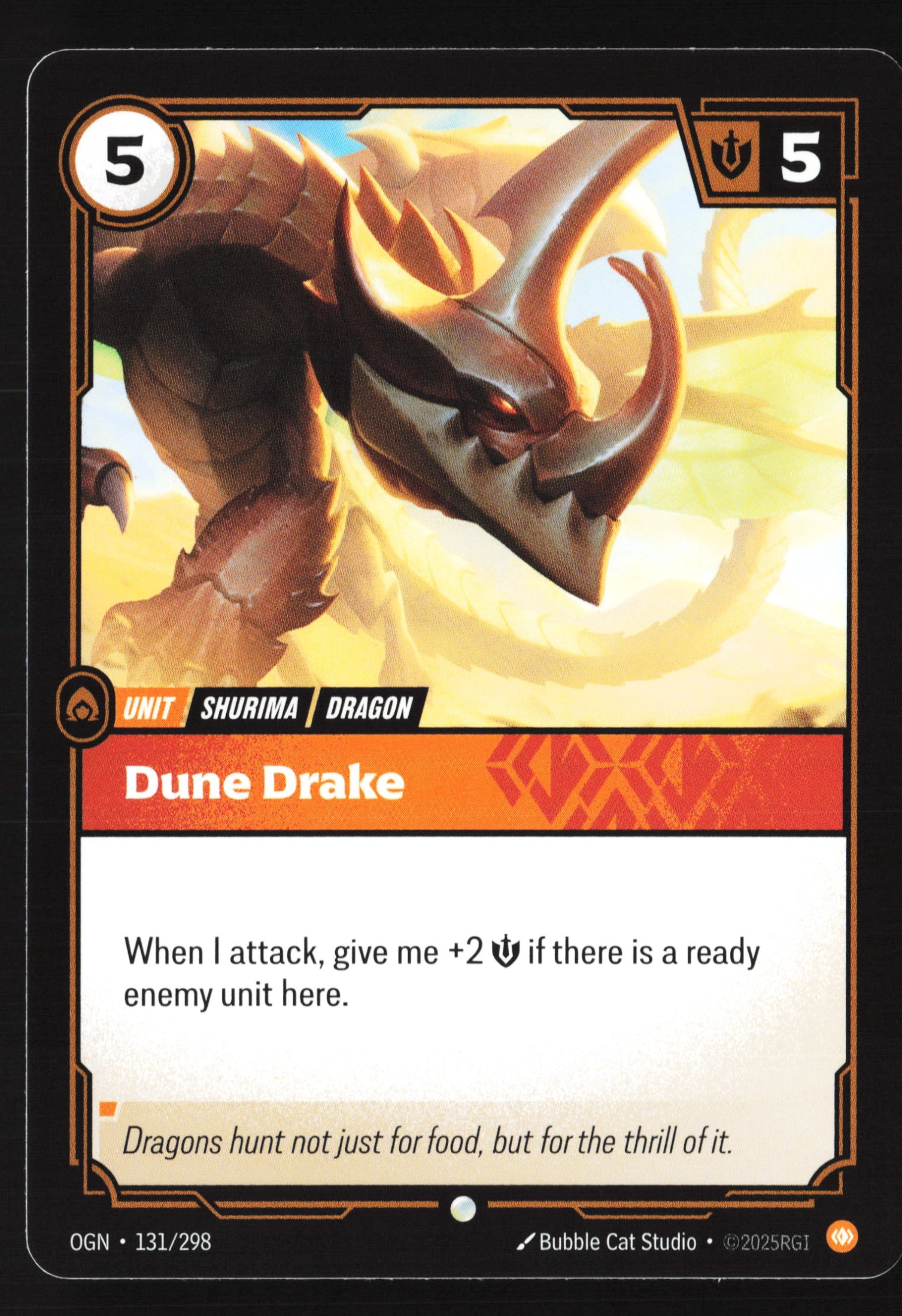 Dune Drake (OGN 131) — Voorkant