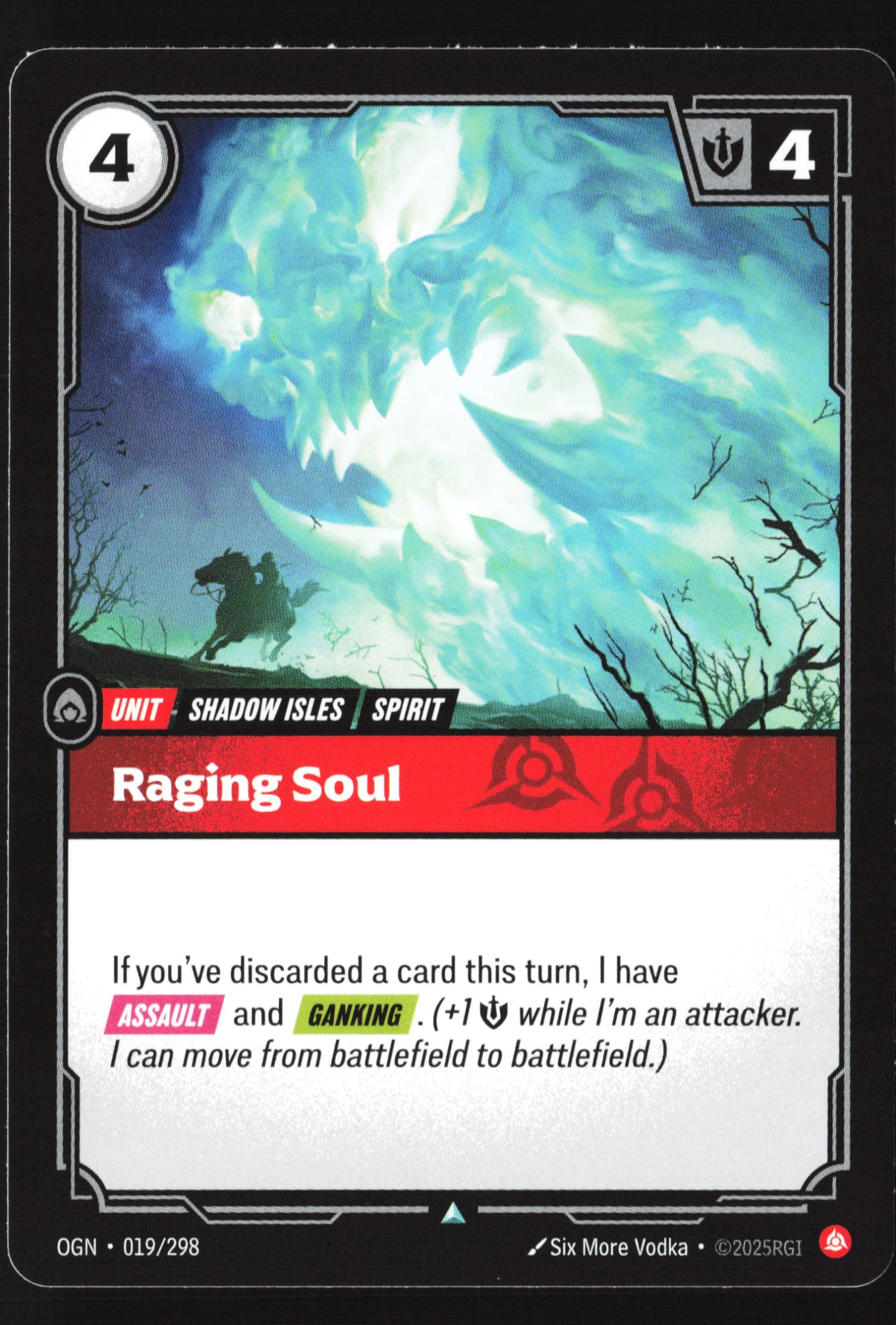 Raging Soul (OGN 019) — Voorkant