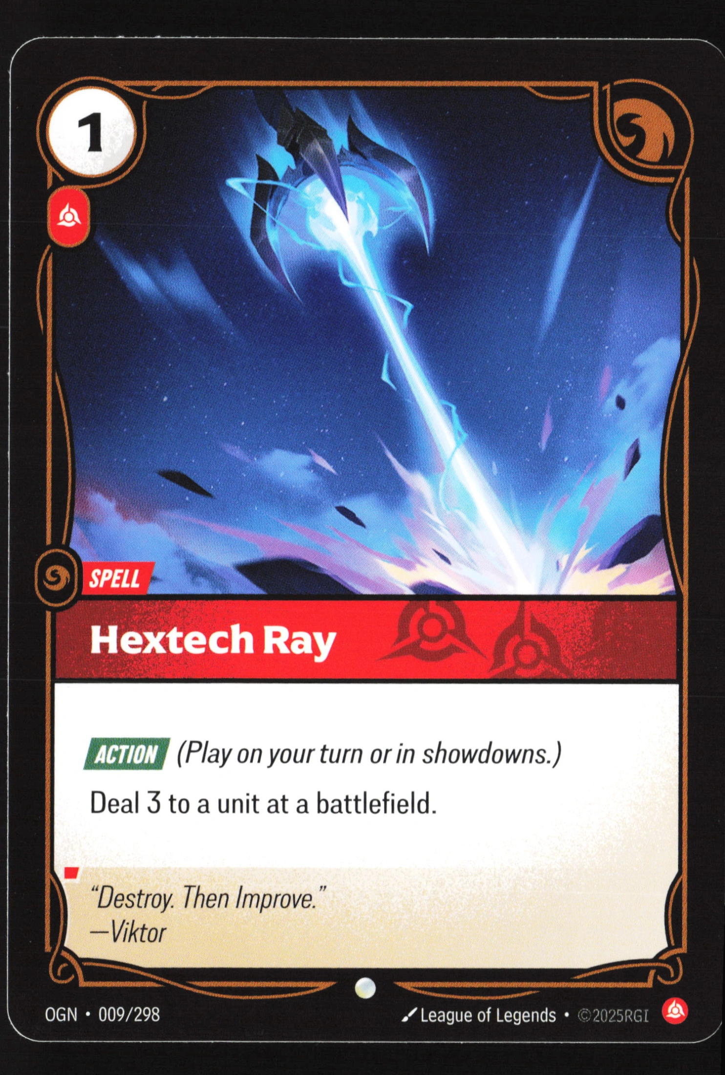 Hextech Ray (OGN 009) — Voorkant
