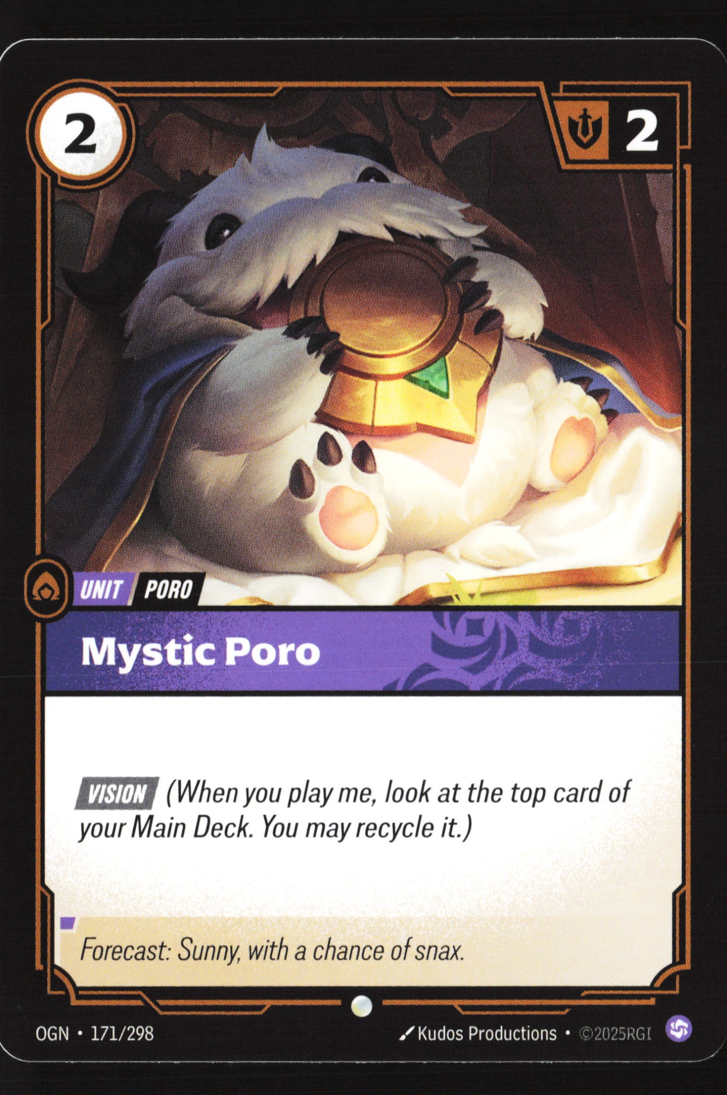 Mystic Poro (OGN 171) — Voorkant