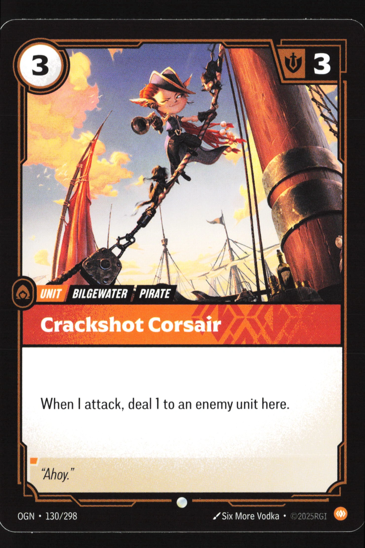 Crackshot Corsair (OGN 130) — Voorkant