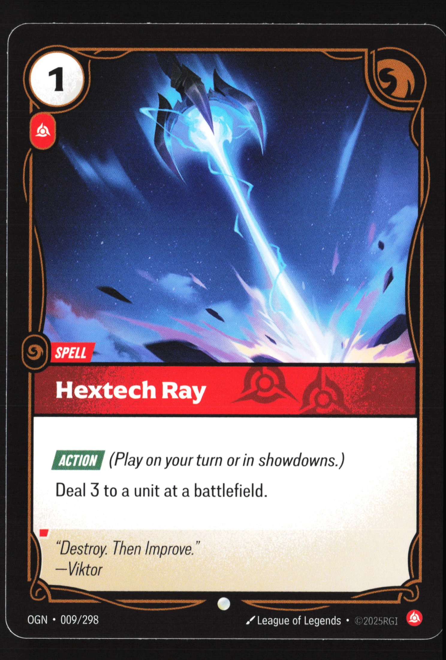 Hextech Ray (OGN 009) — Voorkant