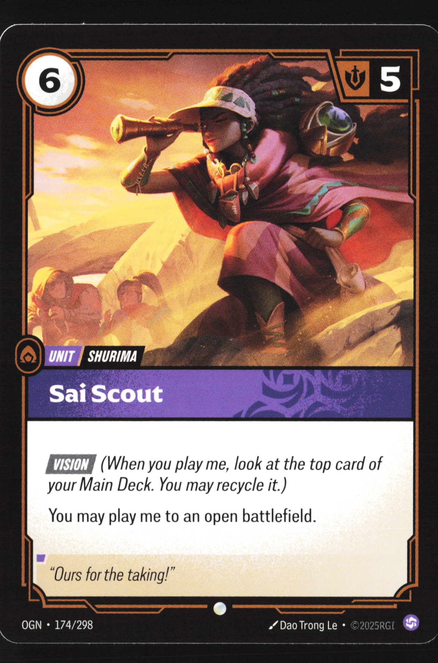 Sai Scout (OGN 174) — Voorkant