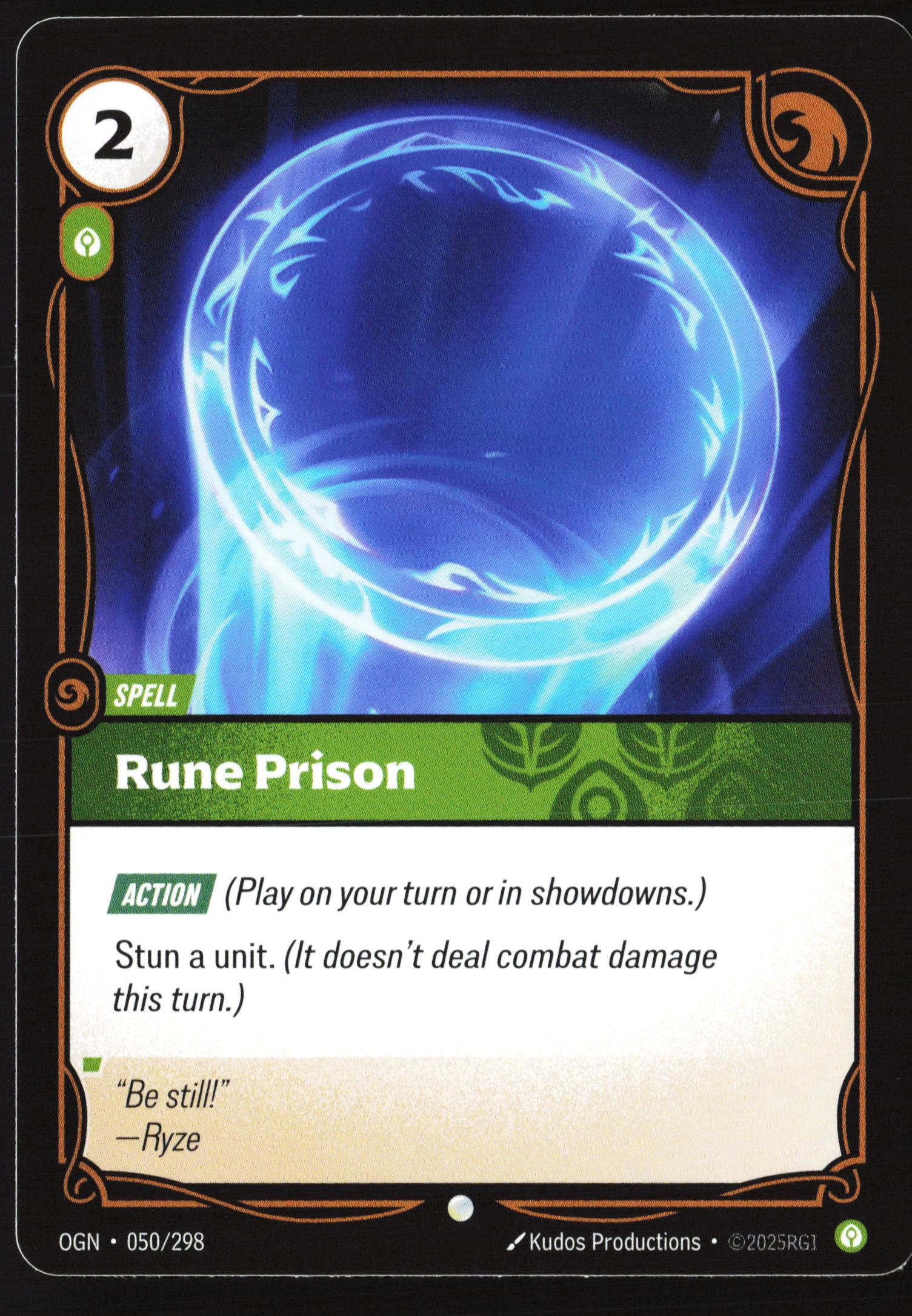 Rune Prison (OGN 050) — Voorkant