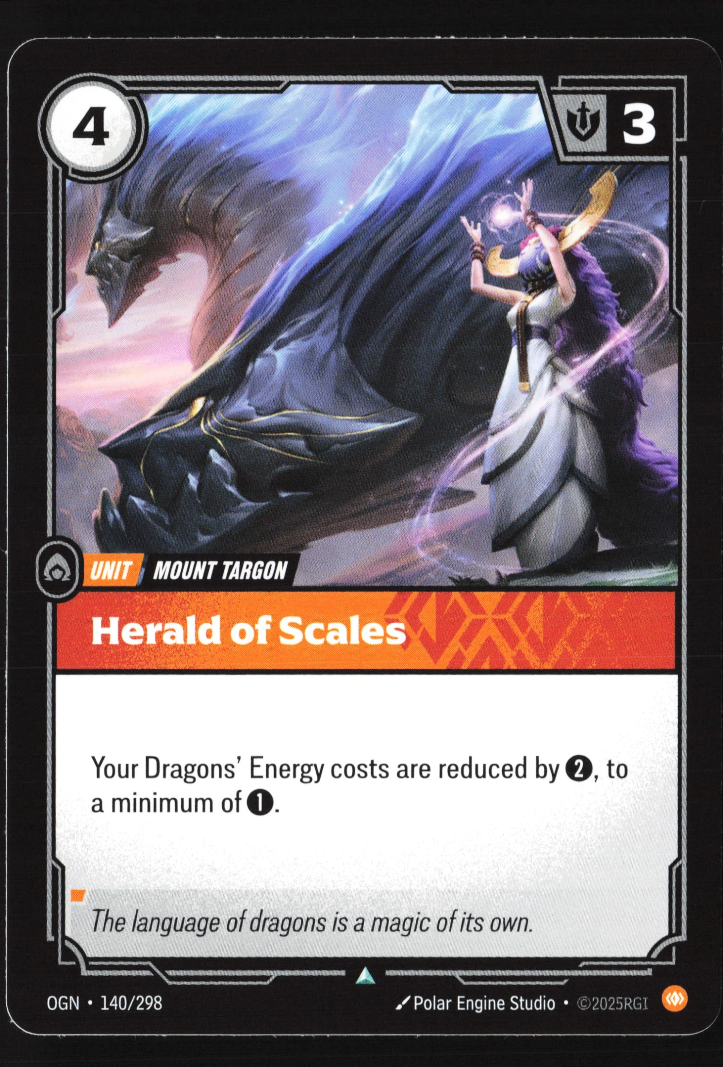 Herald Of Scales (OGN 140) — Voorkant