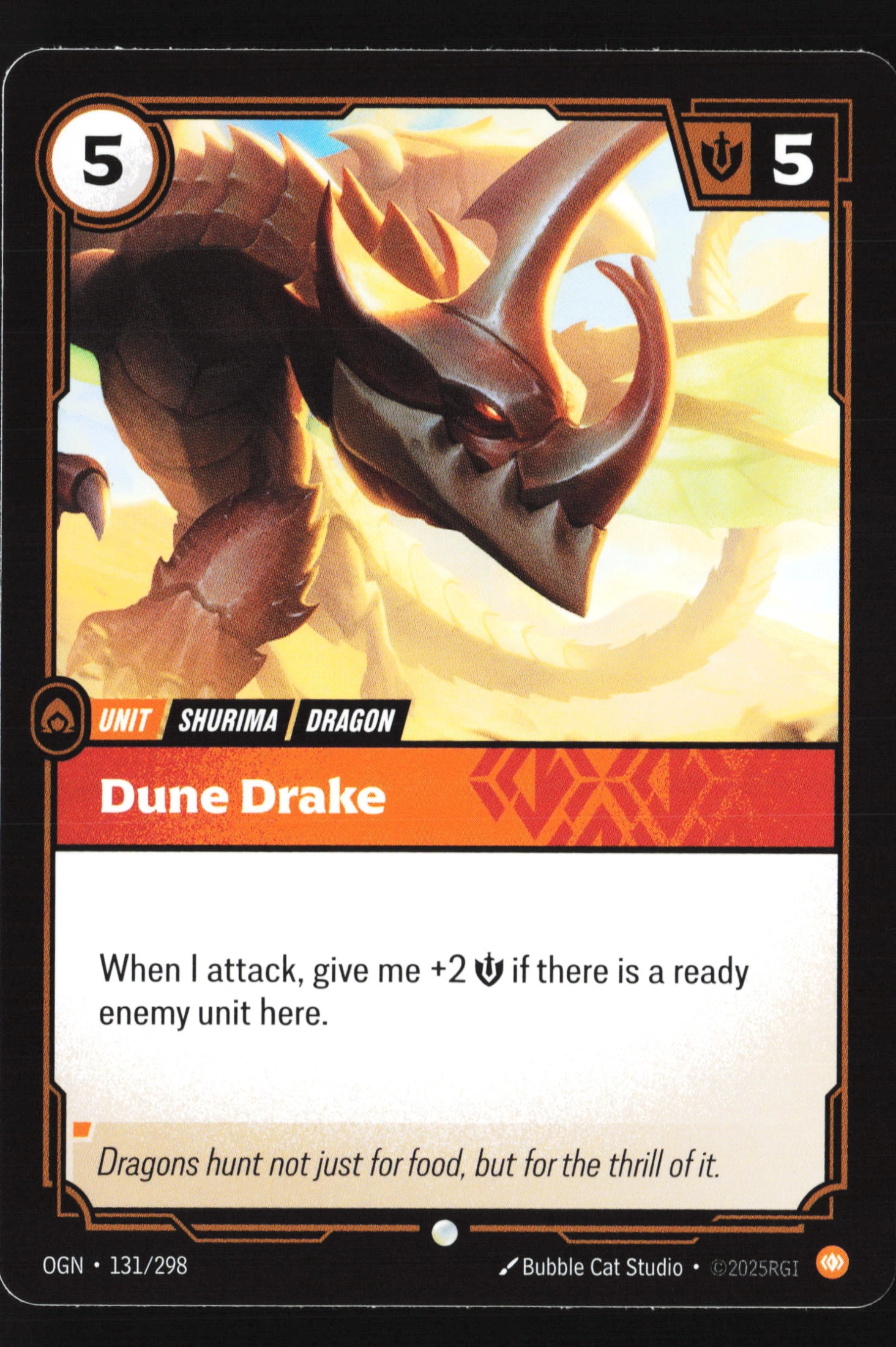 Dune Drake (OGN 131) — Voorkant