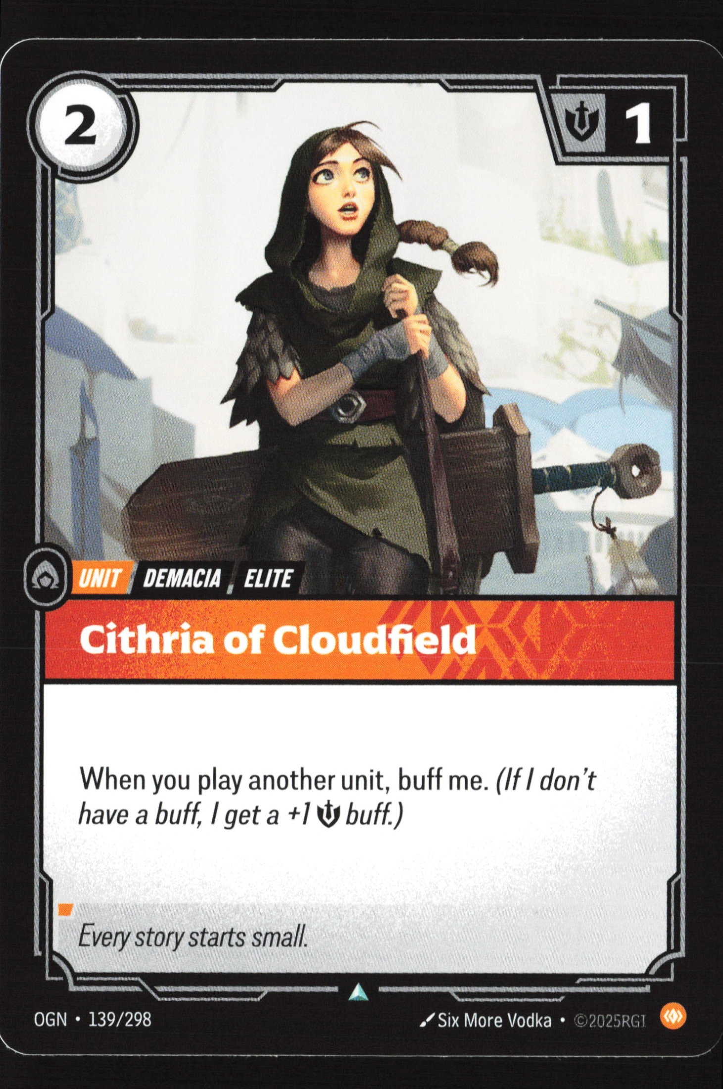 Cithria Of Cloudfield (OGN 139) — Voorkant