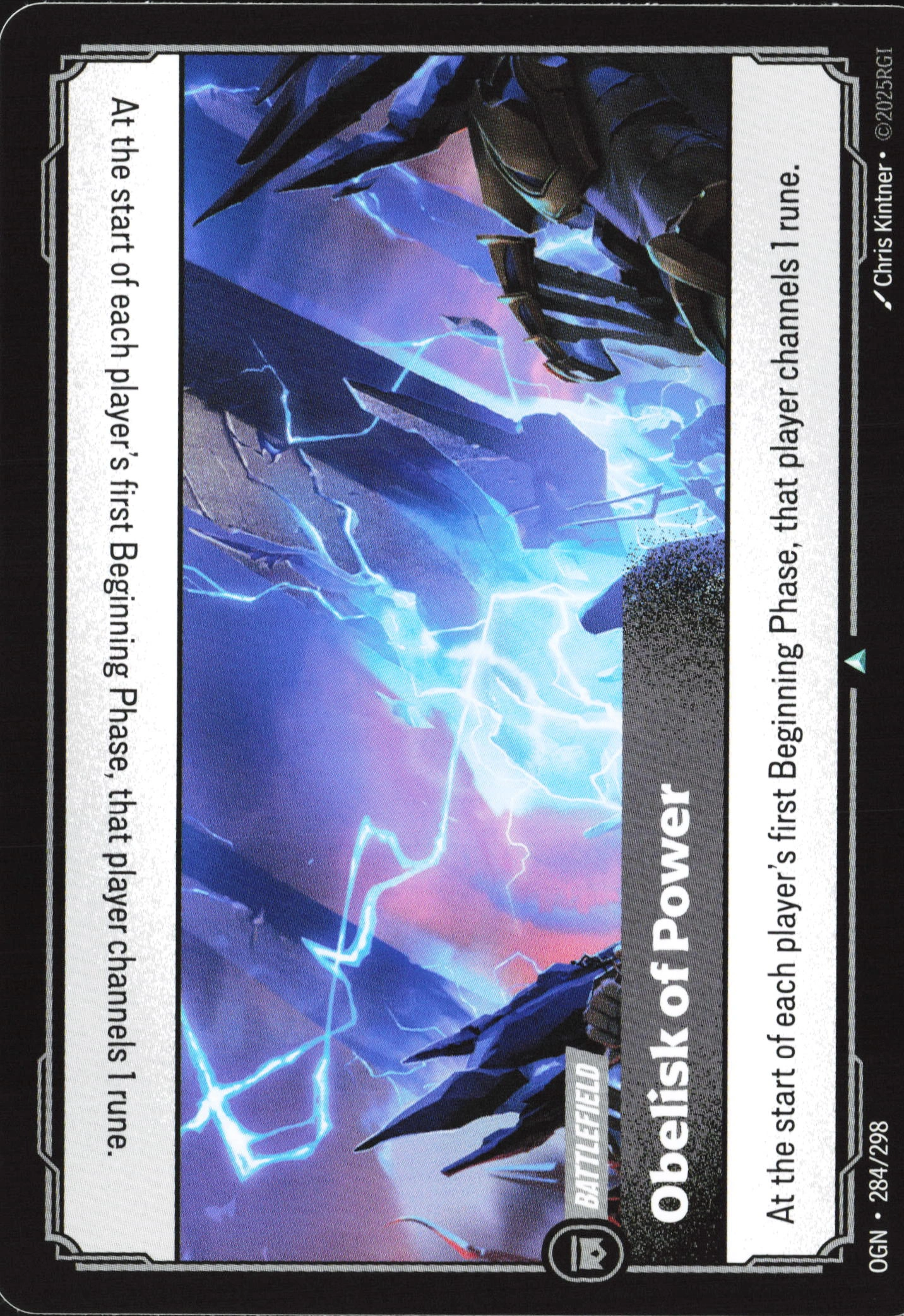 Obelisk Of Power (OGN 284) — Voorkant
