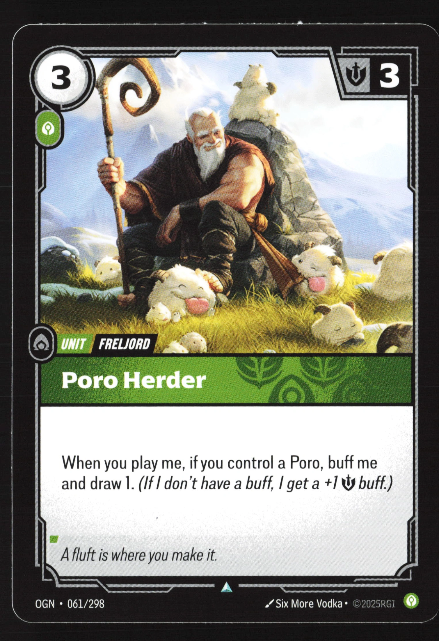 Poro Herder (OGN 061) — Voorkant