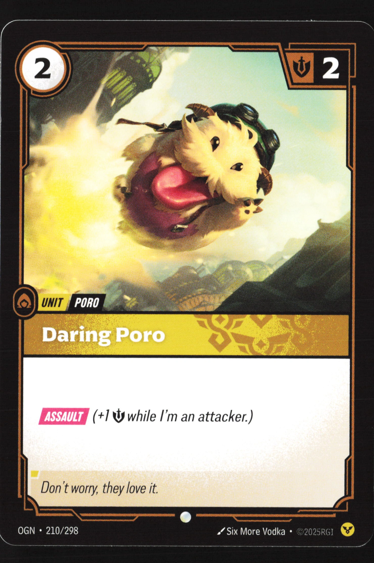 Daring Poro (OGN 210) — Voorkant