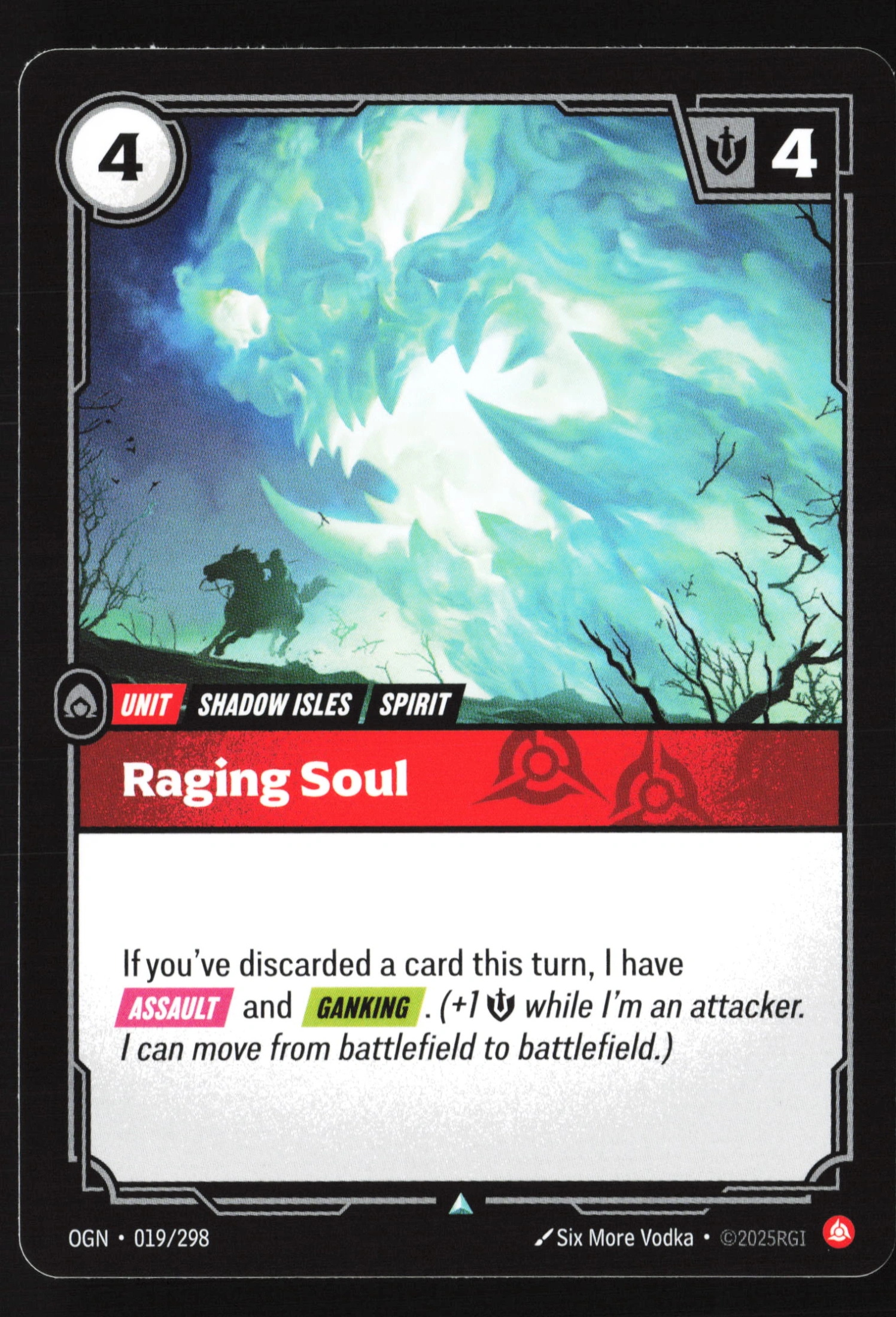 Raging Soul (OGN 019) — Voorkant