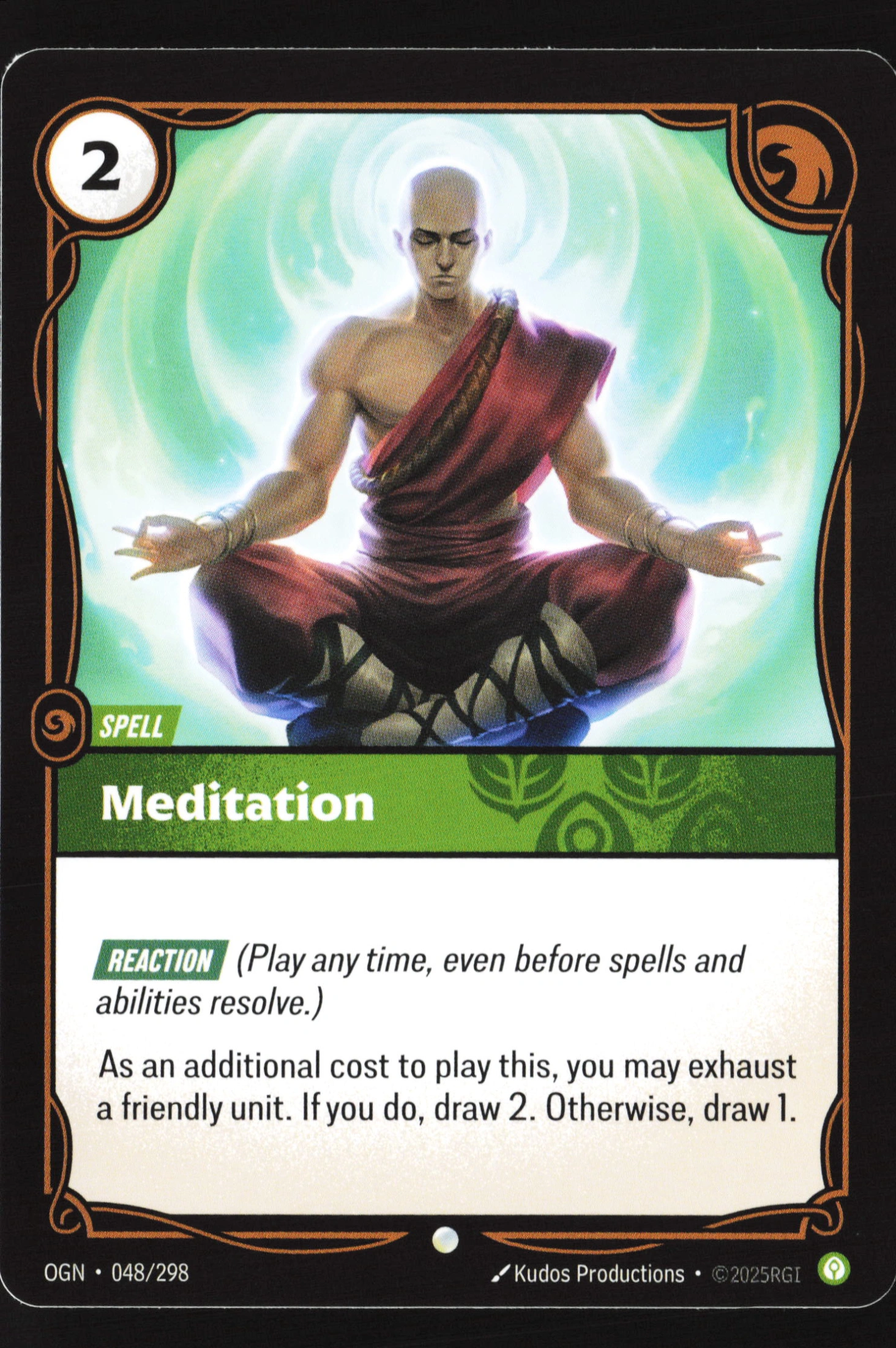 Meditation (OGN 048) — Voorkant