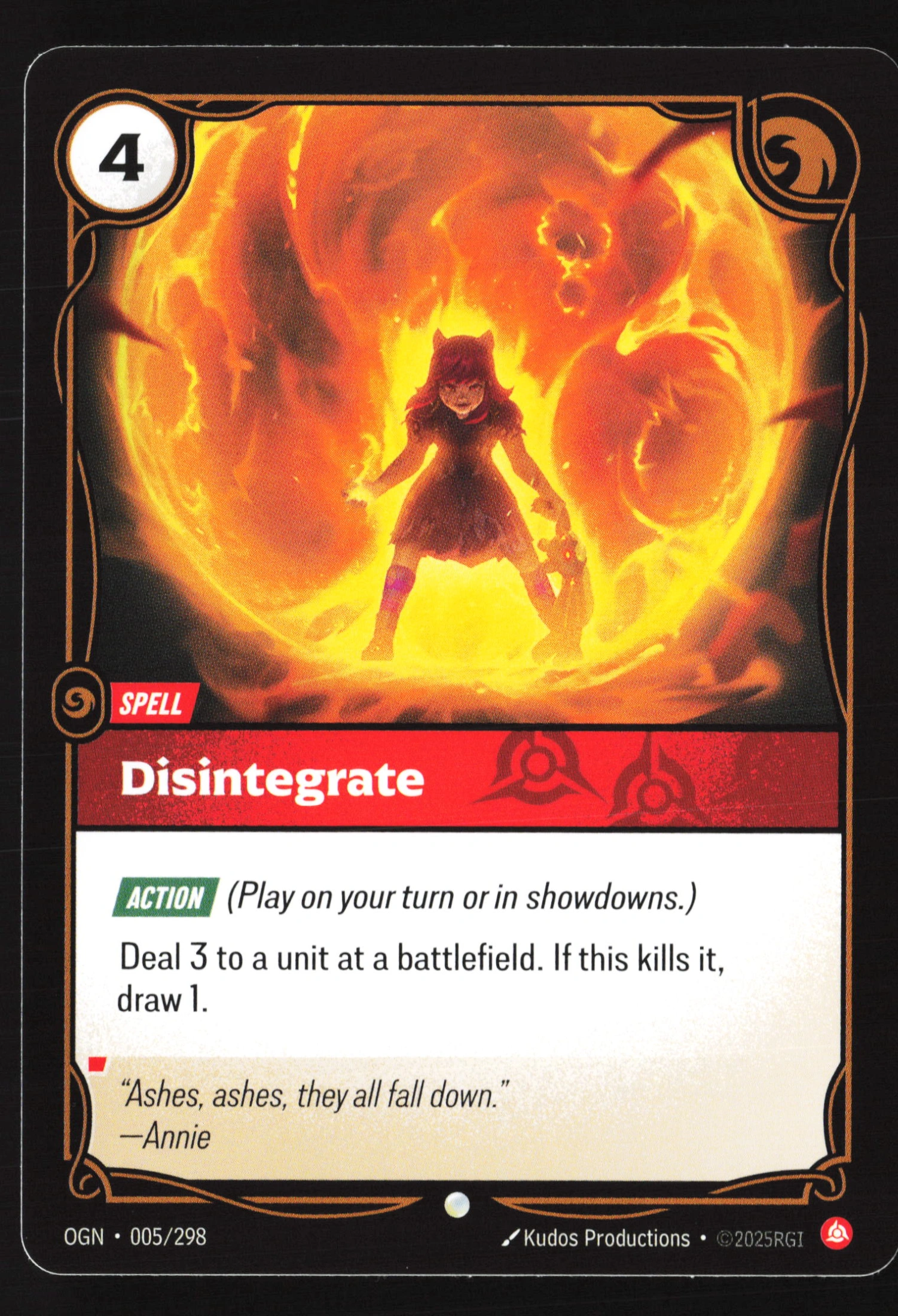 Disintegrate (OGN 005) — Voorkant