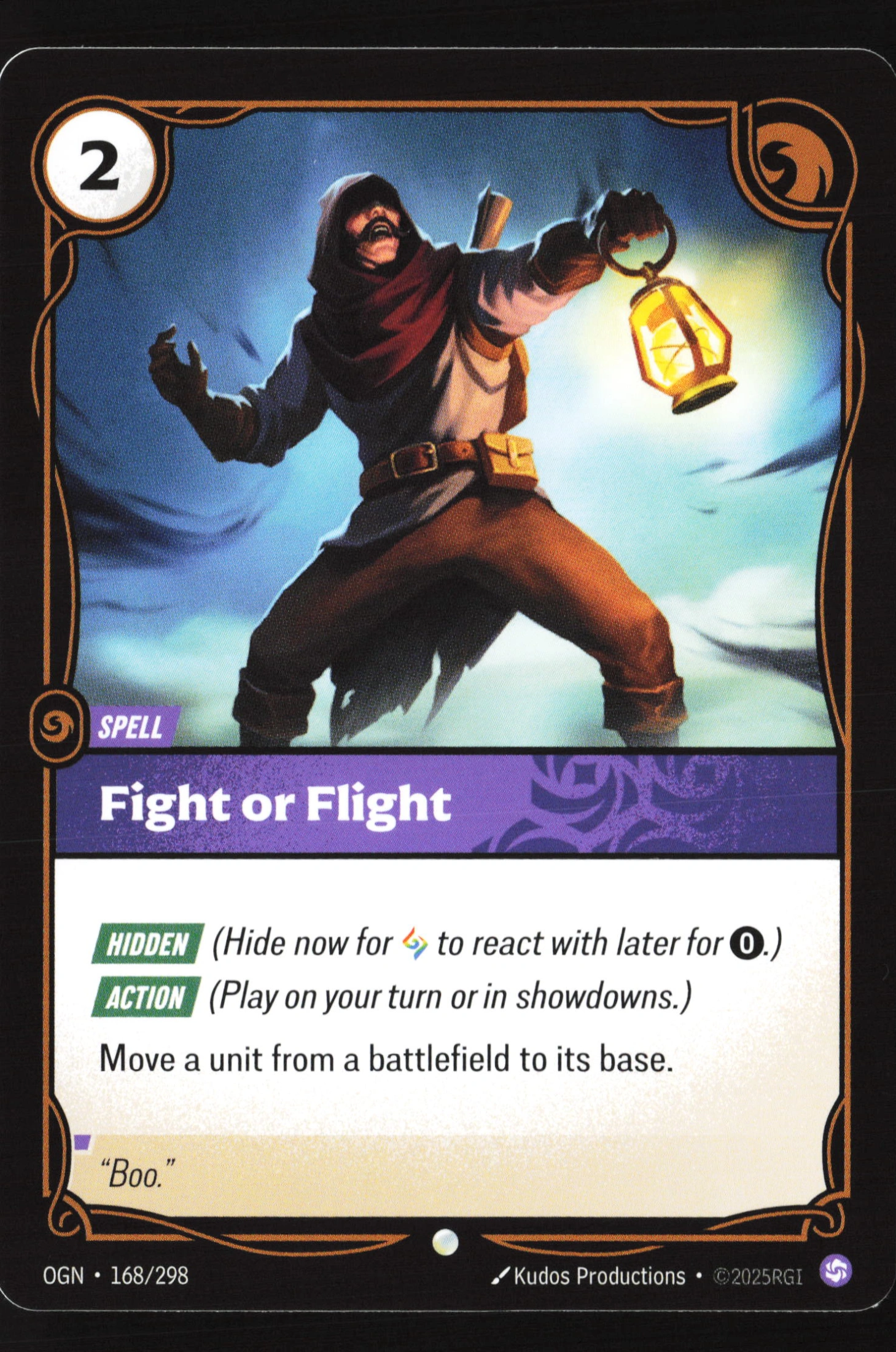 Fight Or Flight (OGN 168) — Voorkant