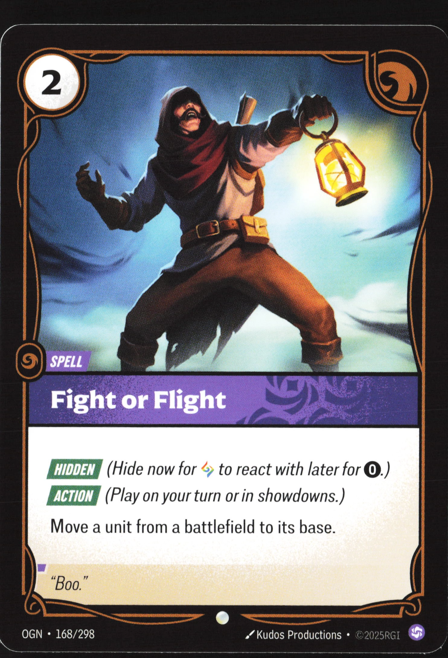 Fight Or Flight (OGN 168) — Voorkant
