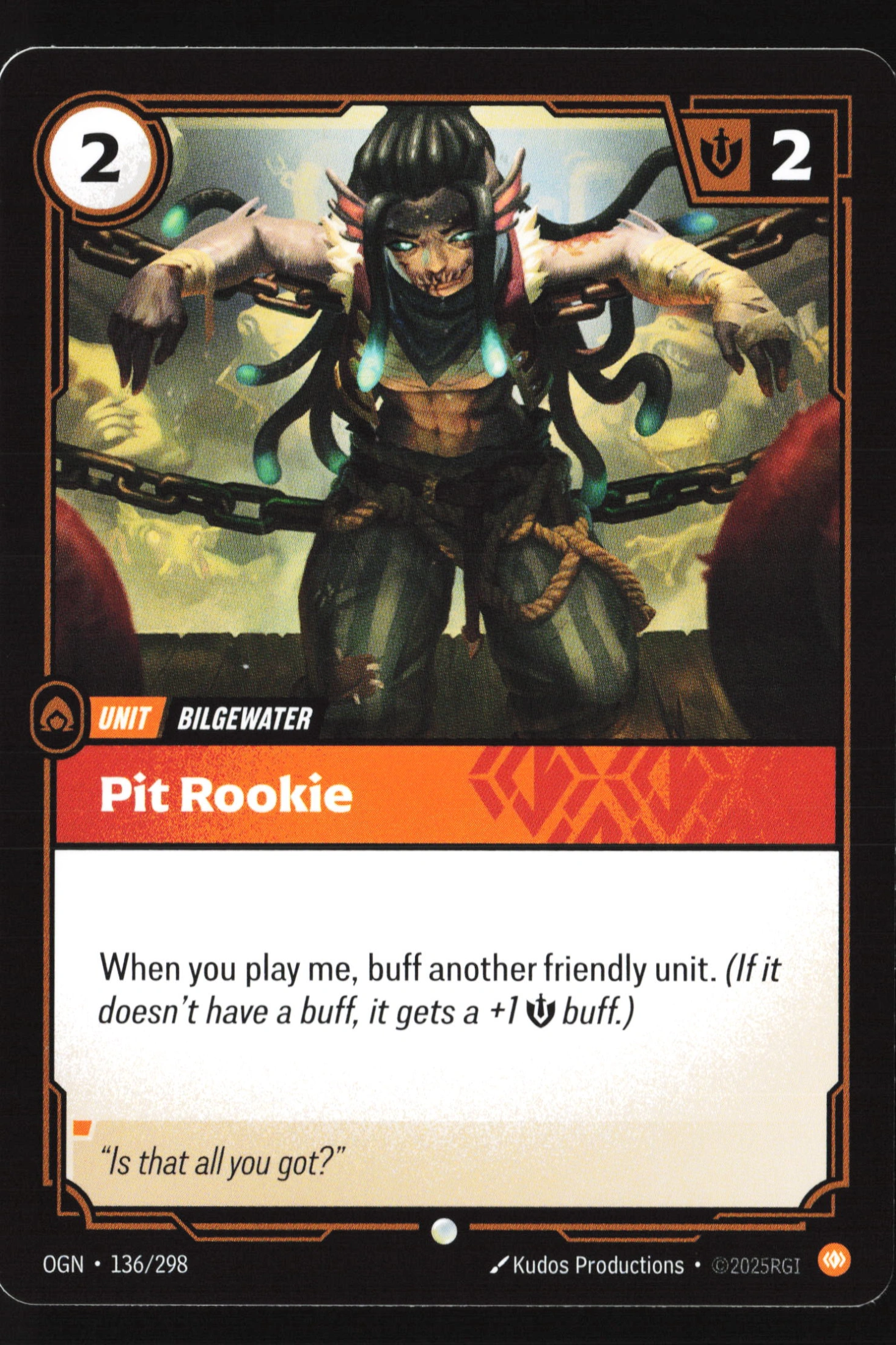 Pit Rookie (OGN 136) — Voorkant