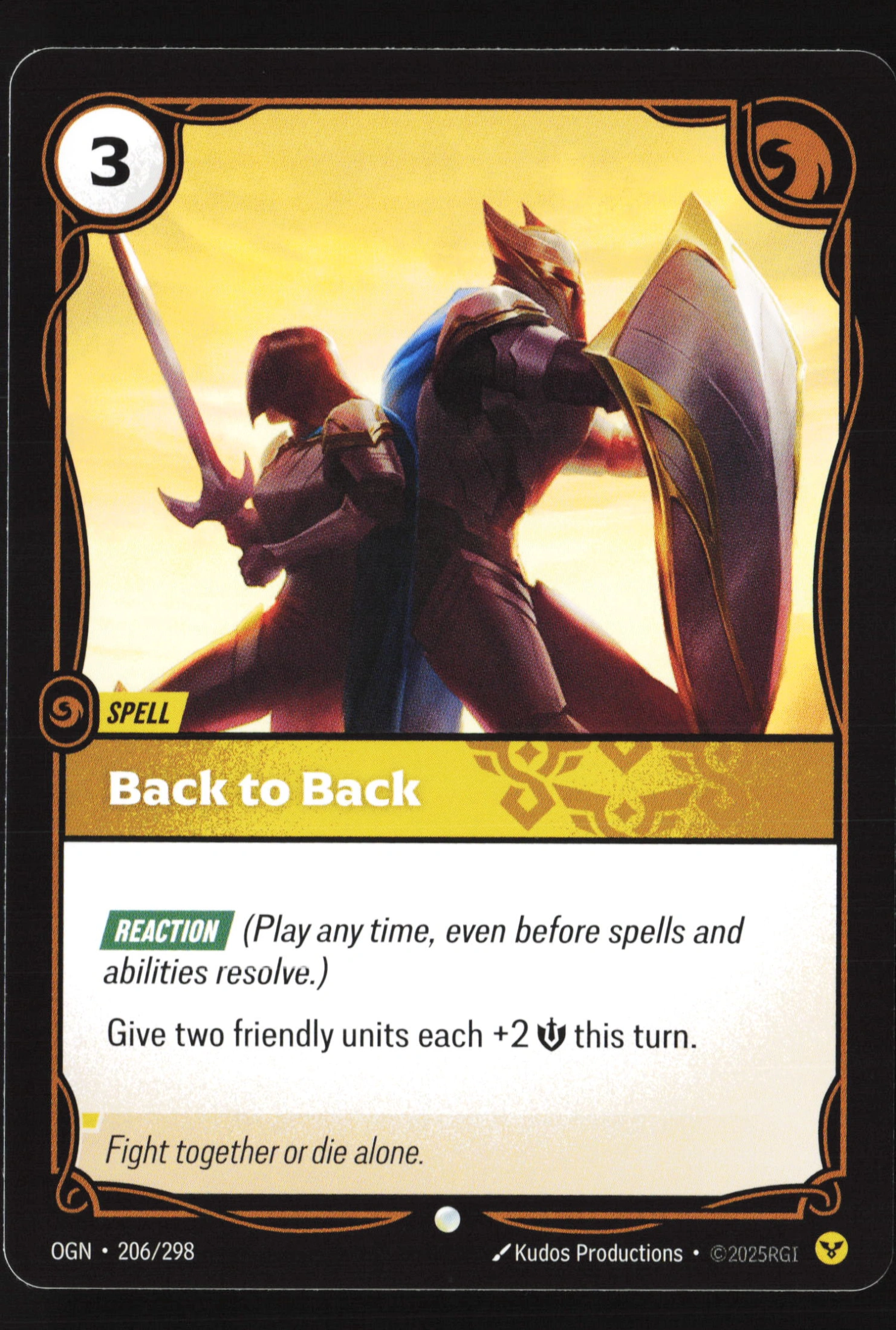 Back To Back (OGN 206) — Voorkant