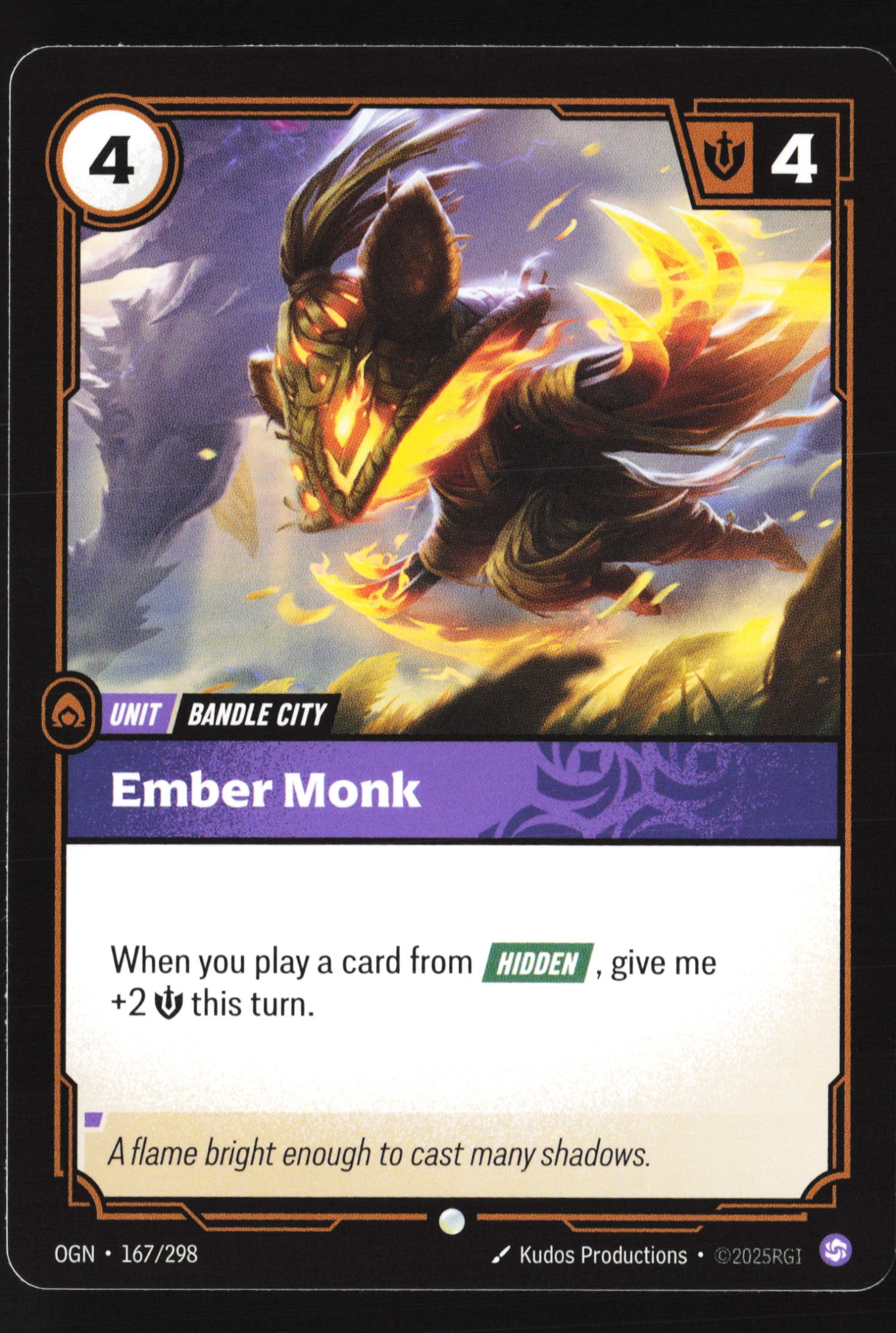 Ember Monk (OGN 167) — Voorkant