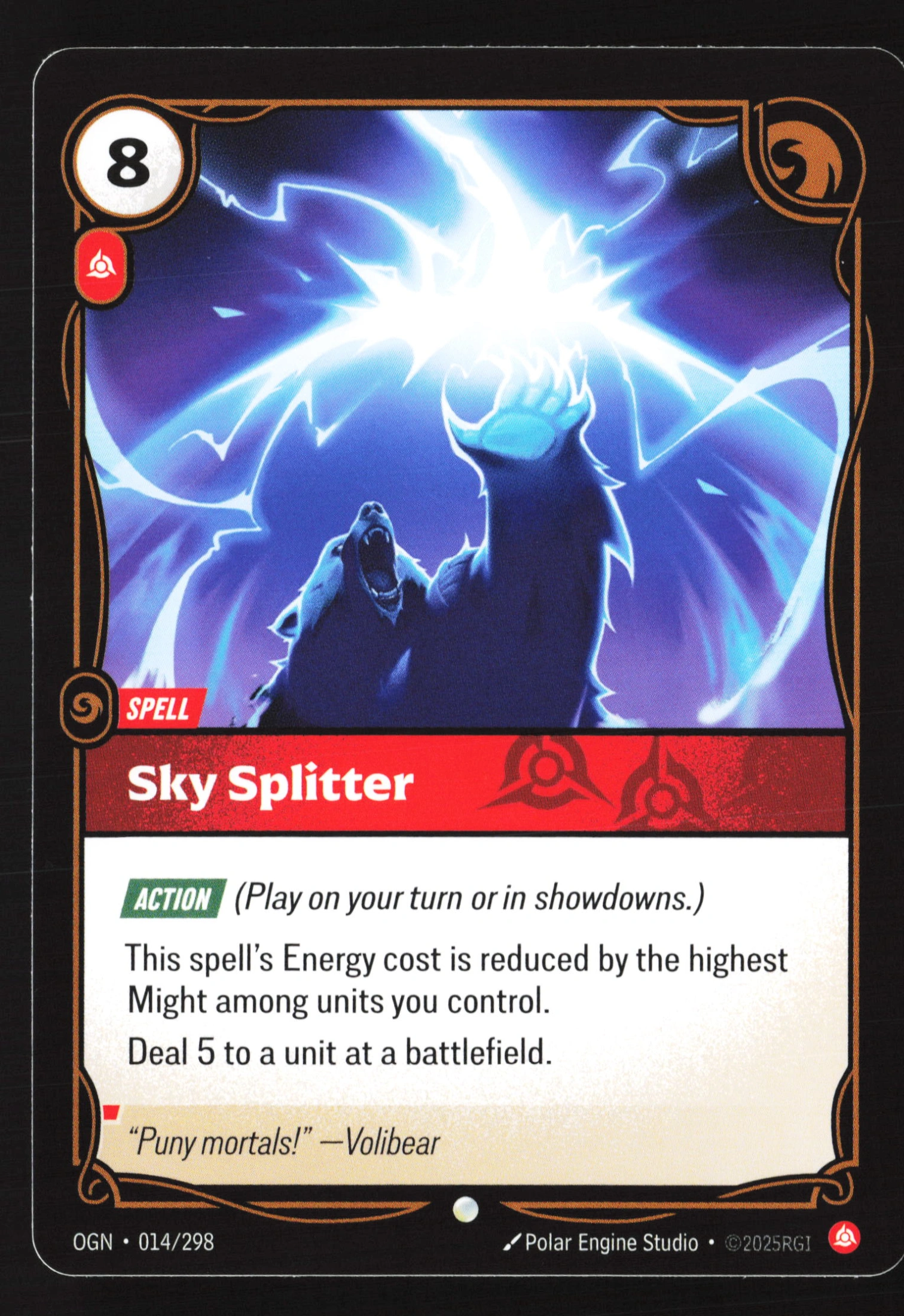 Sky Splitter (OGN 014) — Voorkant