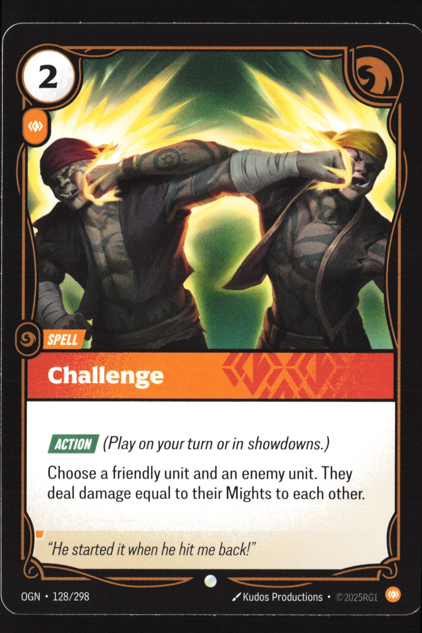 Challenge (OGN 128) — Voorkant