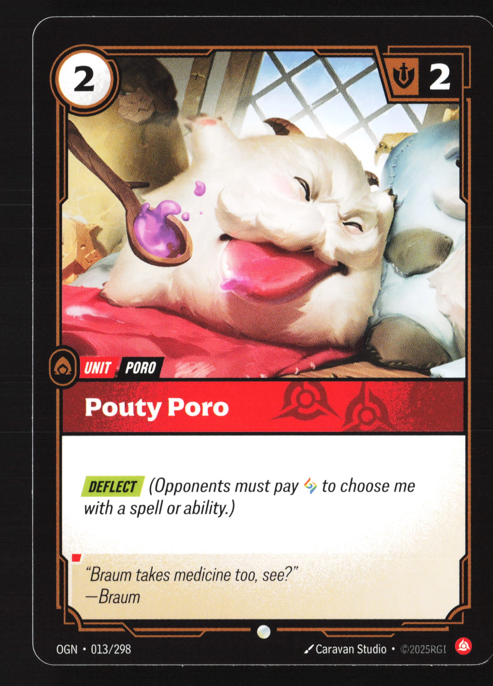 Pouty Poro (OGN 013) — Voorkant