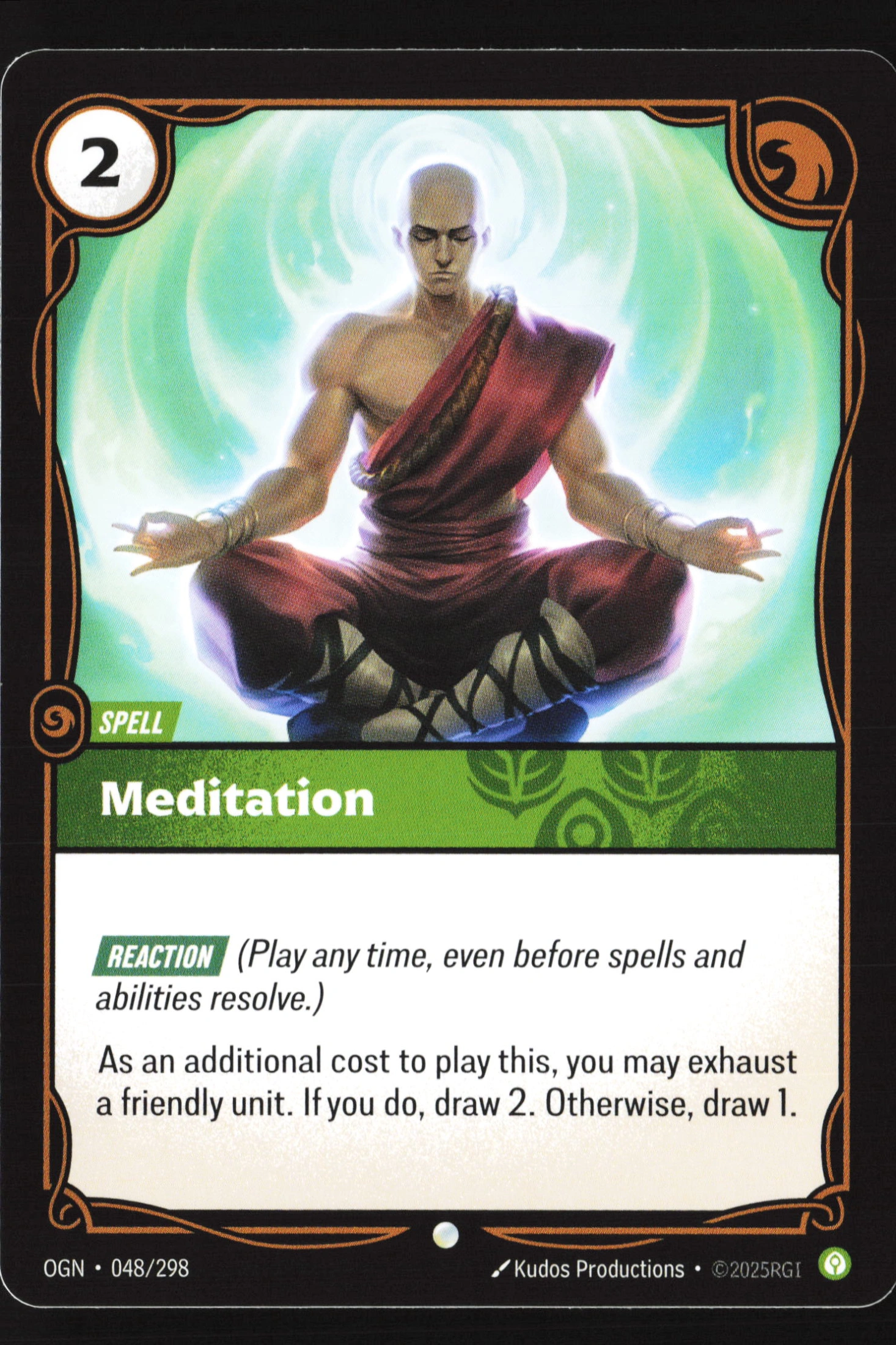 Meditation (OGN 048) — Voorkant
