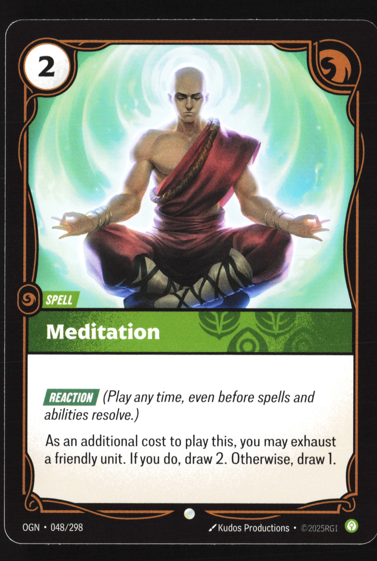 Meditation (OGN 048) — Voorkant