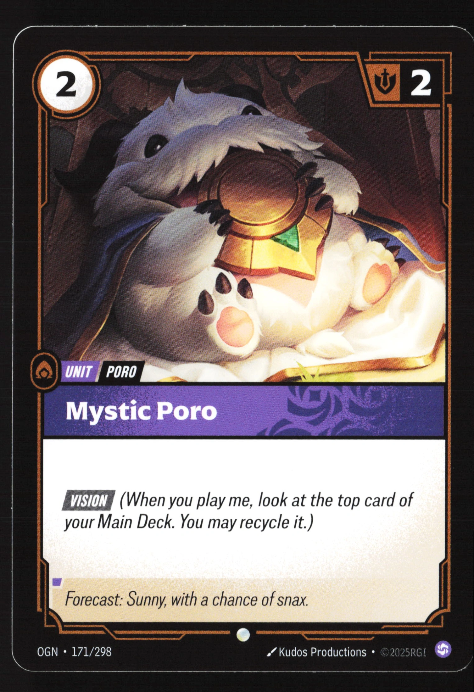Mystic Poro (OGN 171) — Voorkant