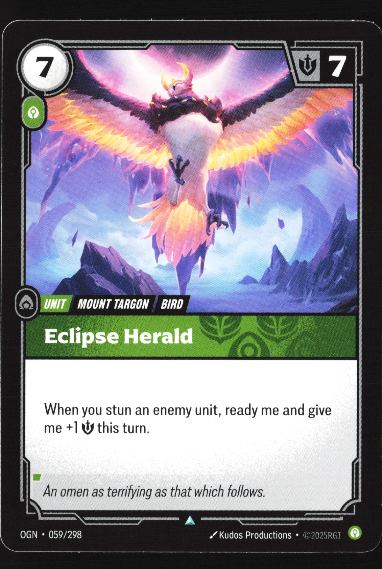 Eclipse Herald (OGN 059) — Voorkant