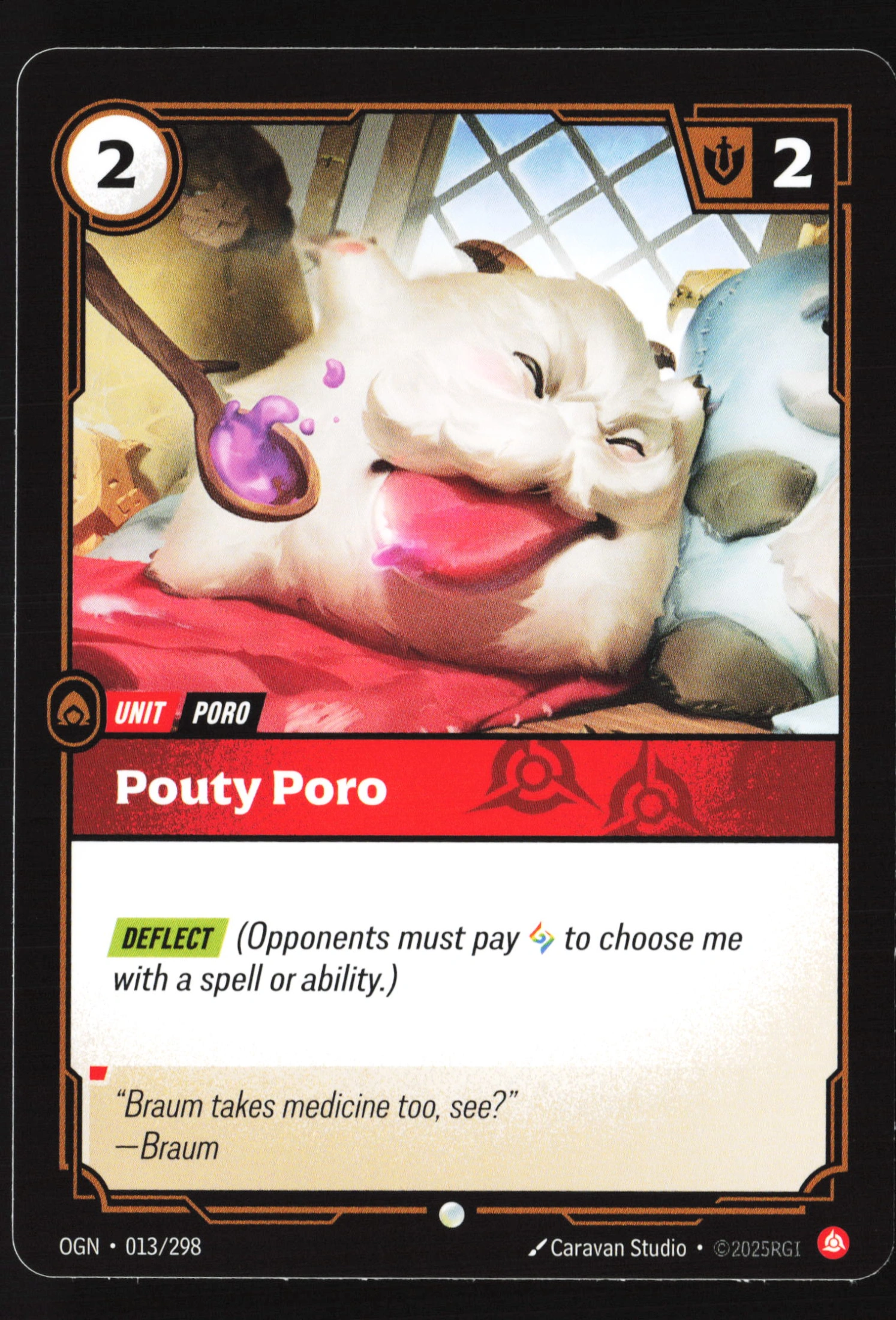 Pouty Poro (OGN 013) — Voorkant